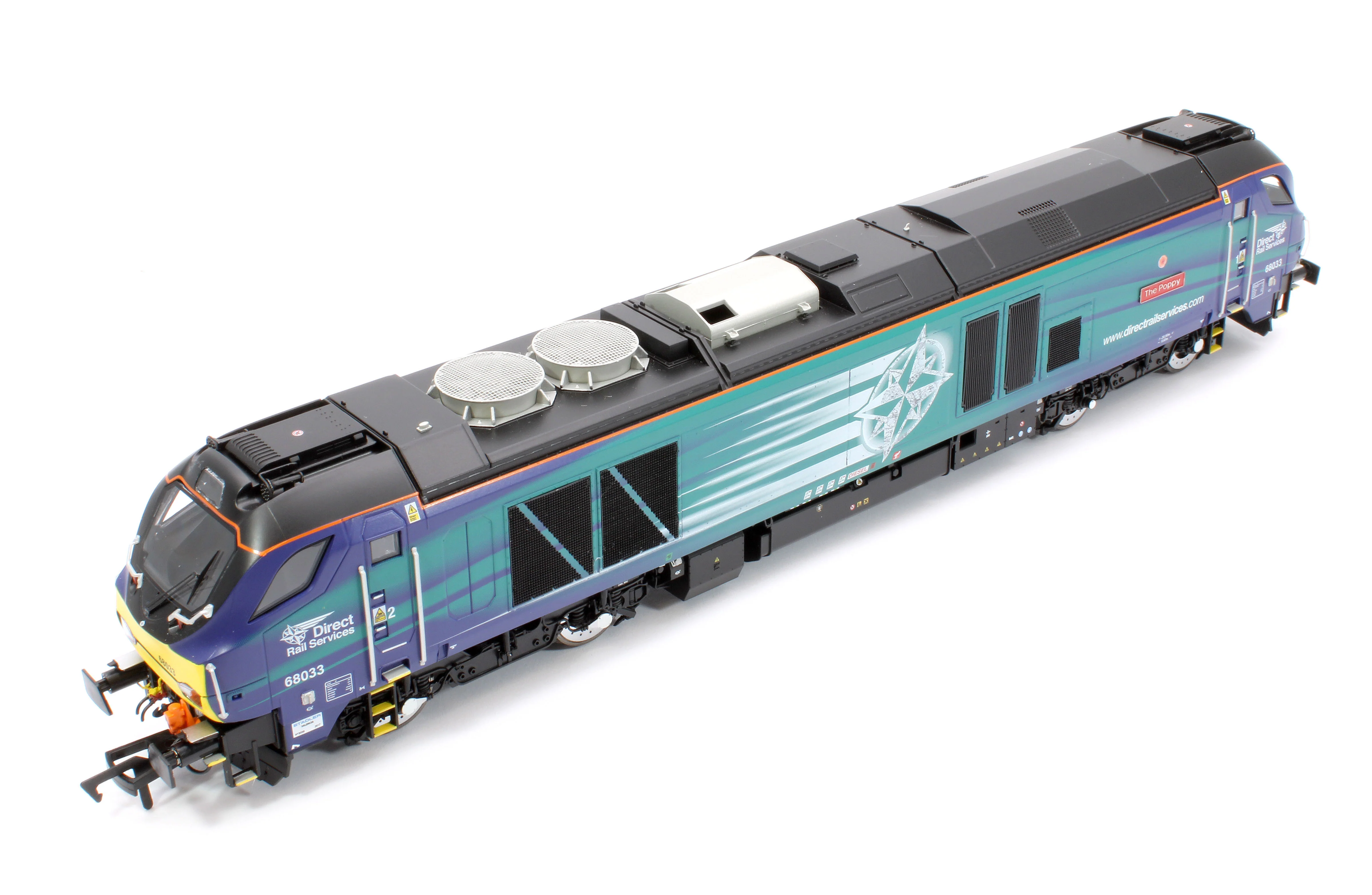 4D-022-026 Class 68 "The Poppy" 68033 DRS Compass with Poppy Diesel Locomotive - Image 12