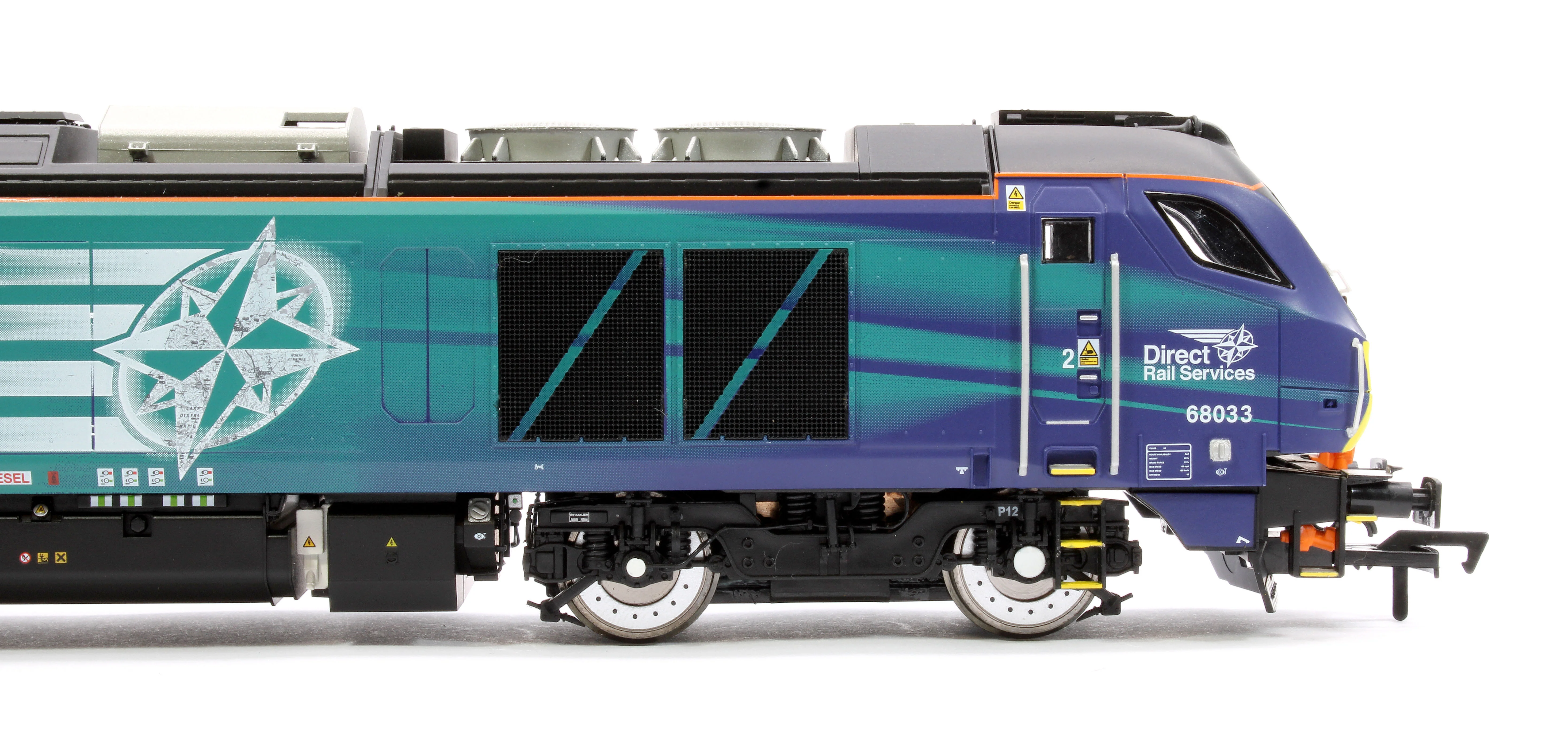 4D-022-026S Class 68 "The Poppy" 68033 DRS Compass with Poppy Diesel Locomotive - Sound Fitted - Image 8