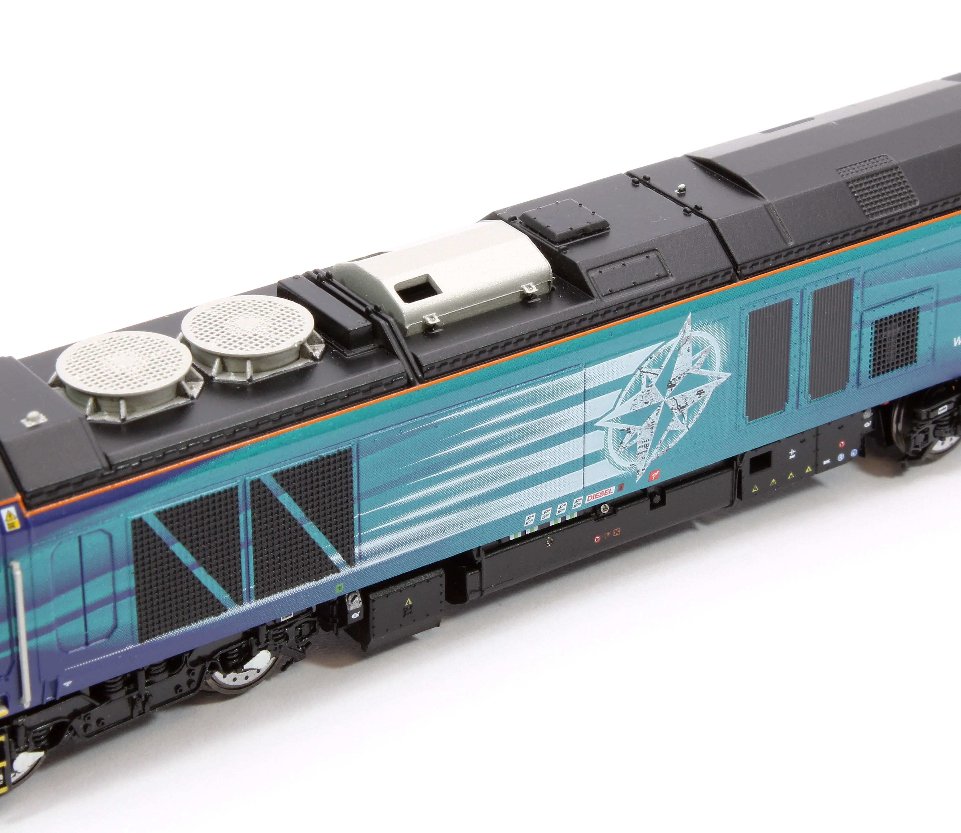 2D-022-013S Class 68 Vigilant 68018 DRS Compass Diesel Locomotive - DCC Sound - Image 11