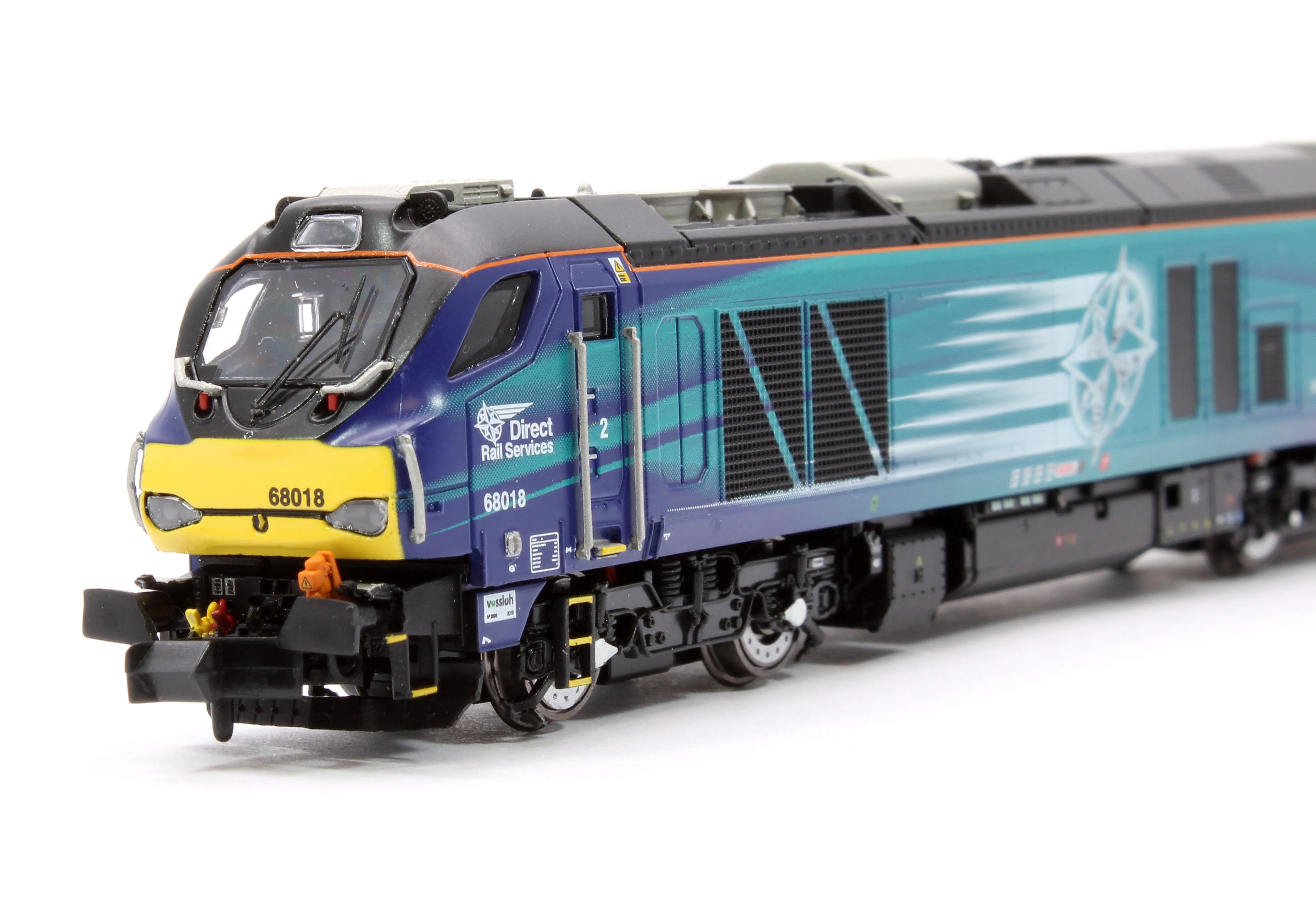 2D-022-013S Class 68 Vigilant 68018 DRS Compass Diesel Locomotive - DCC Sound - Image 8