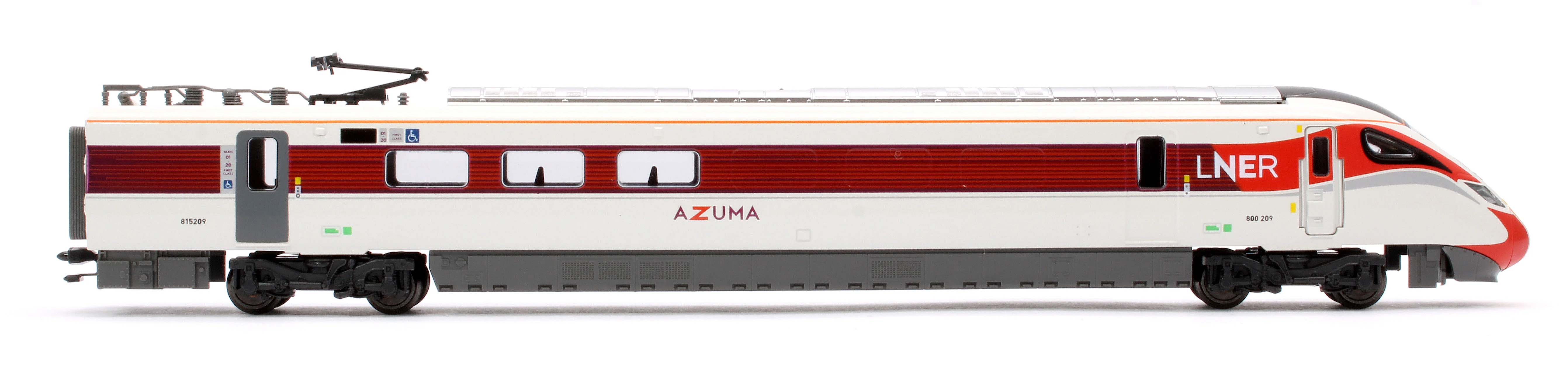 10-1674S Class 800/2 LNER Azuma 800 209 5 Car EMU - DCC Sound Fitted - Image 13