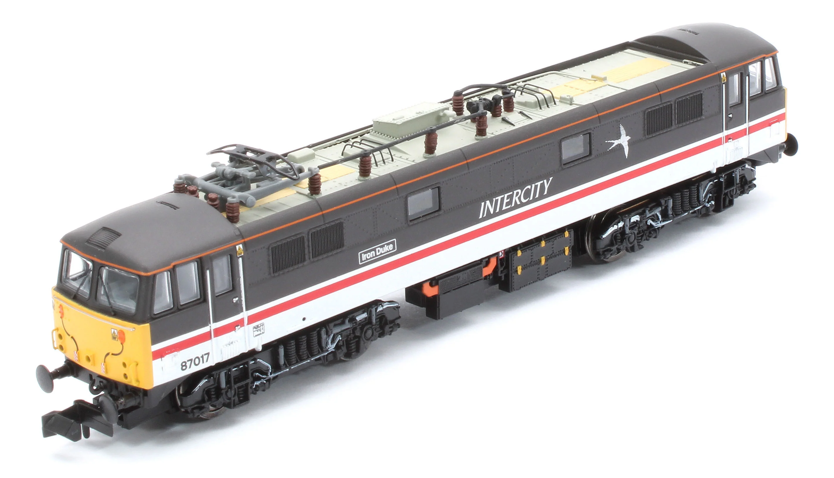 2D-087-002D Class 87 Iron Duke 87017 Intercity Swallow Electric Locomotive - DCC Fitted - Image 12
