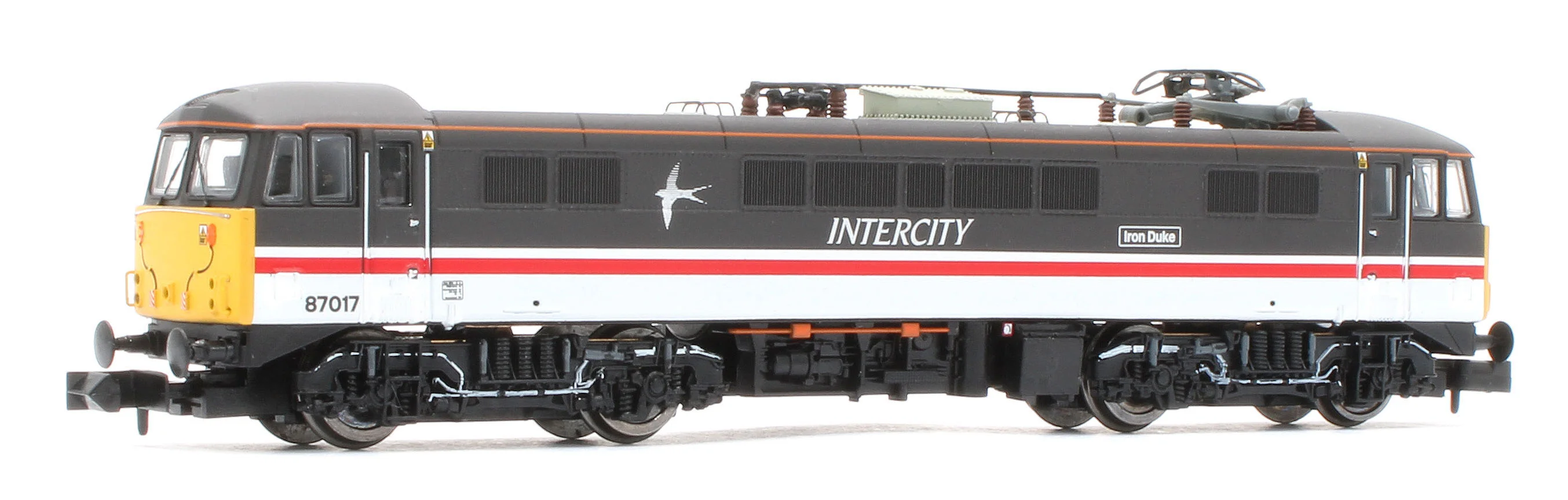 2D-087-002D Class 87 Iron Duke 87017 Intercity Swallow Electric Locomotive - DCC Fitted - Image 4