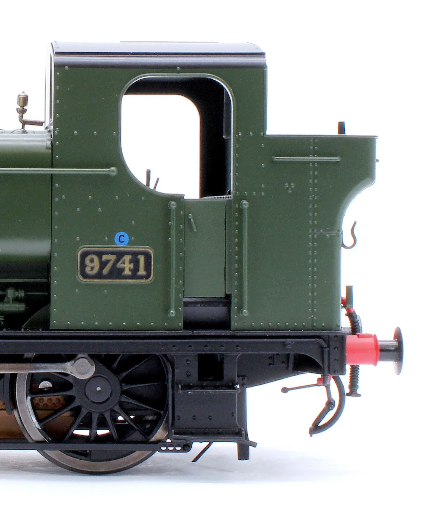 7S-007-020D Class 87xx Pannier 'British Railways' GWR Green 9741 - Steam Tank Locomotive - DCC Fitted - Image 8