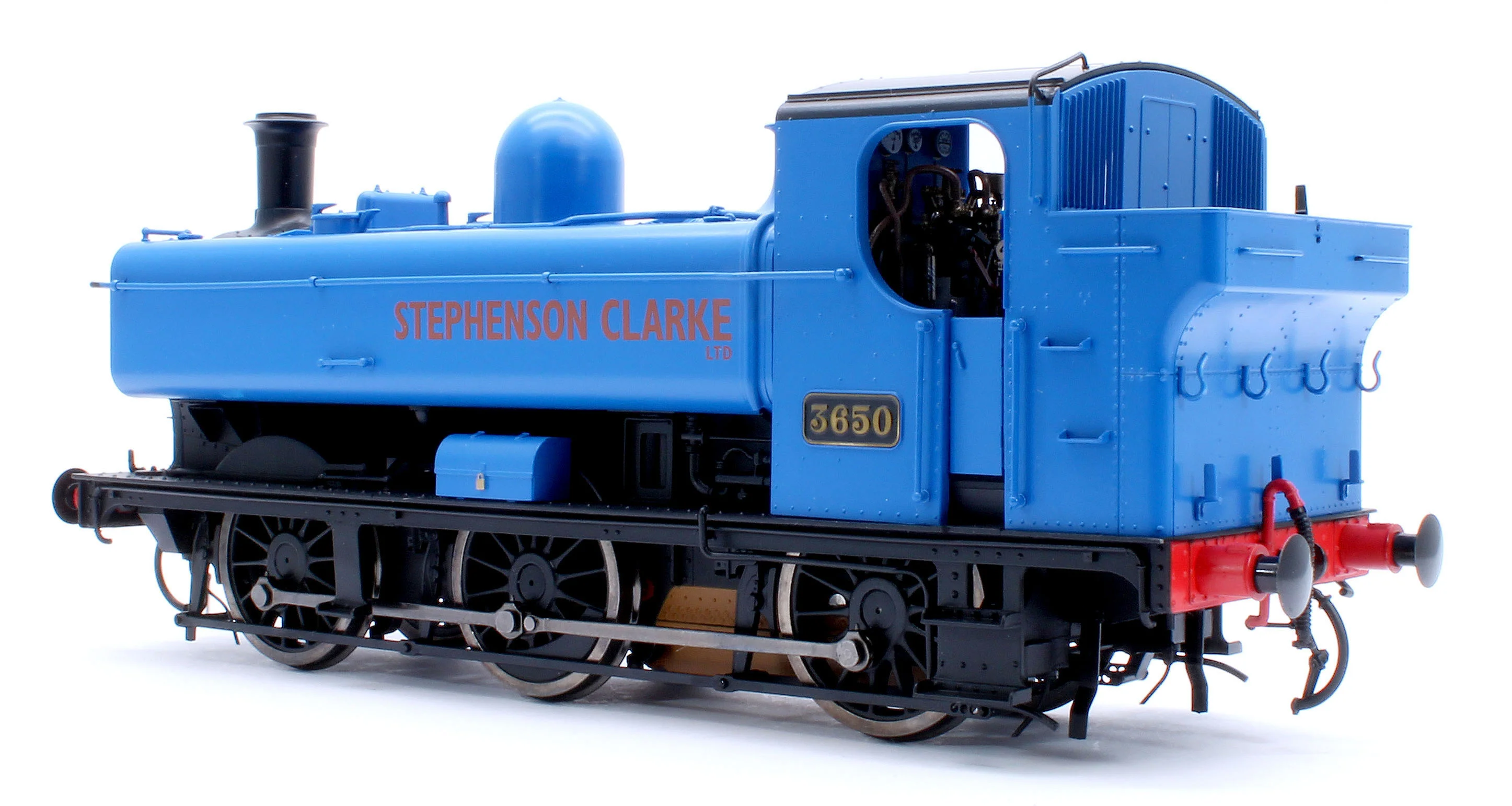 7S-007-017D Class 87xx Pannier Stephenson Clarke Blue 3650 - Steam Tank Locomotive - DCC Fitted - Image 3