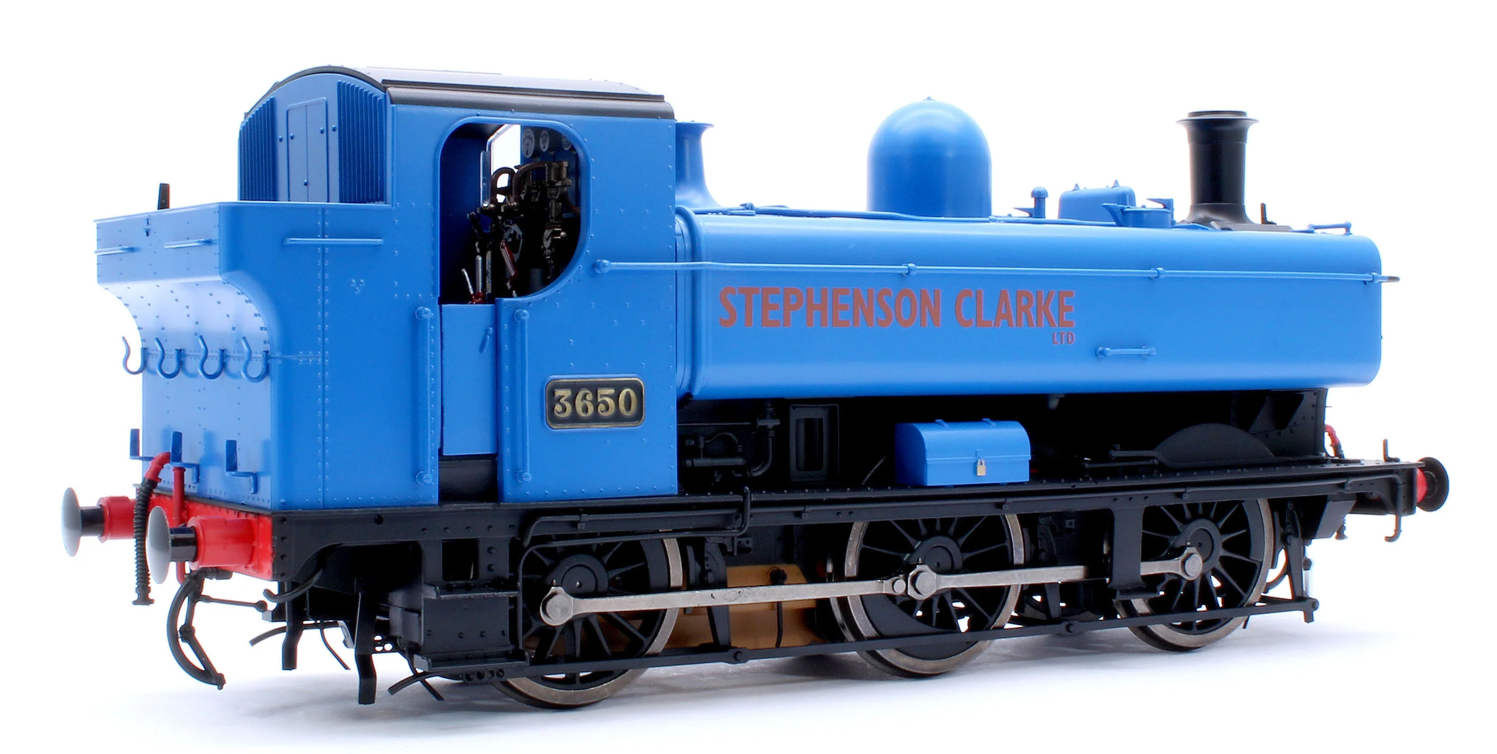 7S-007-017D Class 87xx Pannier Stephenson Clarke Blue 3650 - Steam Tank Locomotive - DCC Fitted - Image 4