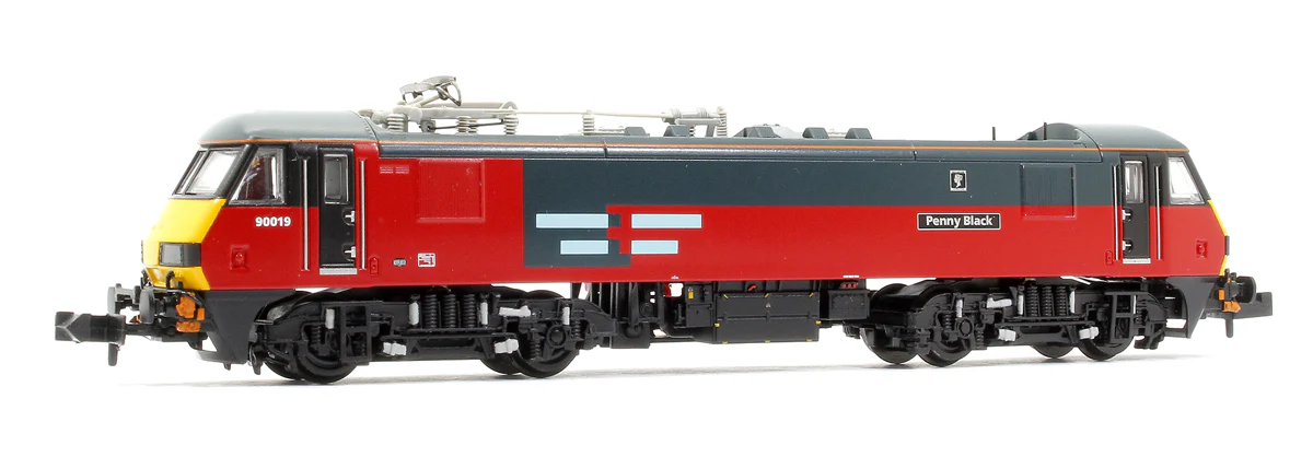 371-782 Class 90/0 90019 'Penny Black' Rail Express Systems Electric Locomotive