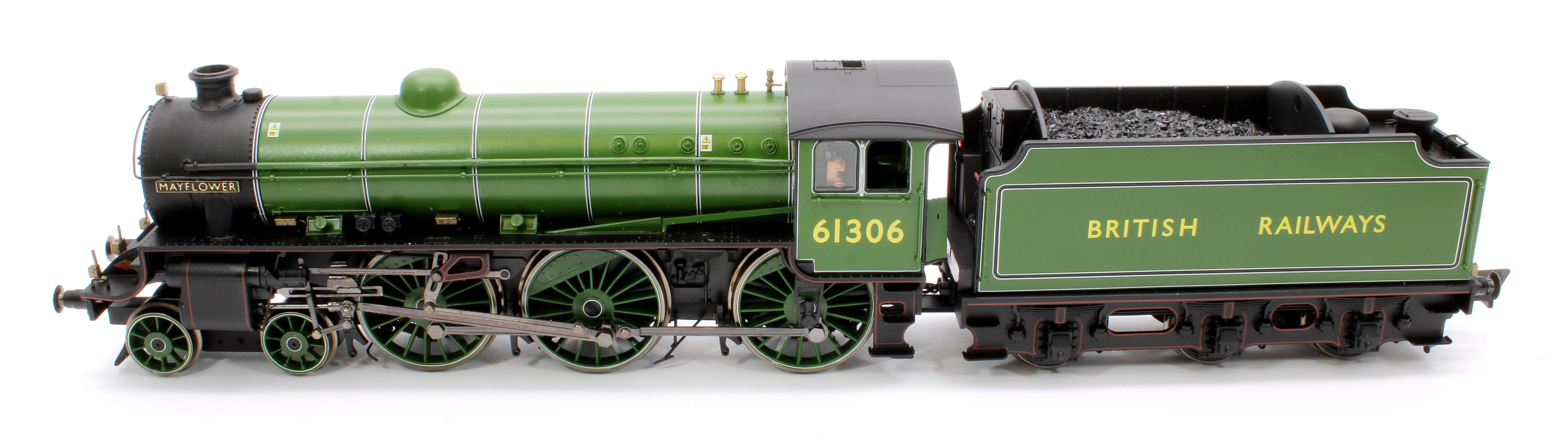 R30358 Class B1 4-6-0 BR Apple Green 'Mayflower' 61306 Steam Locomotive - Image 12