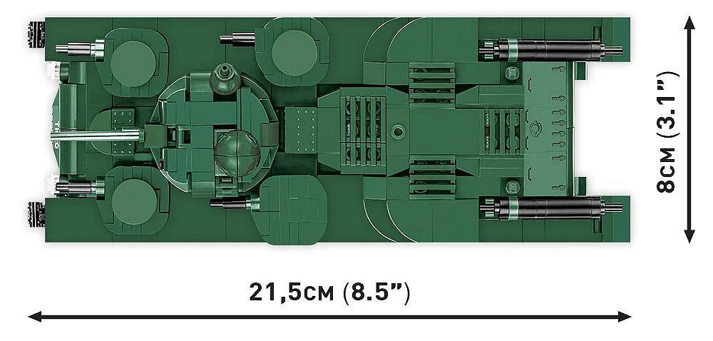 COB2990 Vickers A1E1 Independent Great War (886 pcs) Model Kit - Image 9