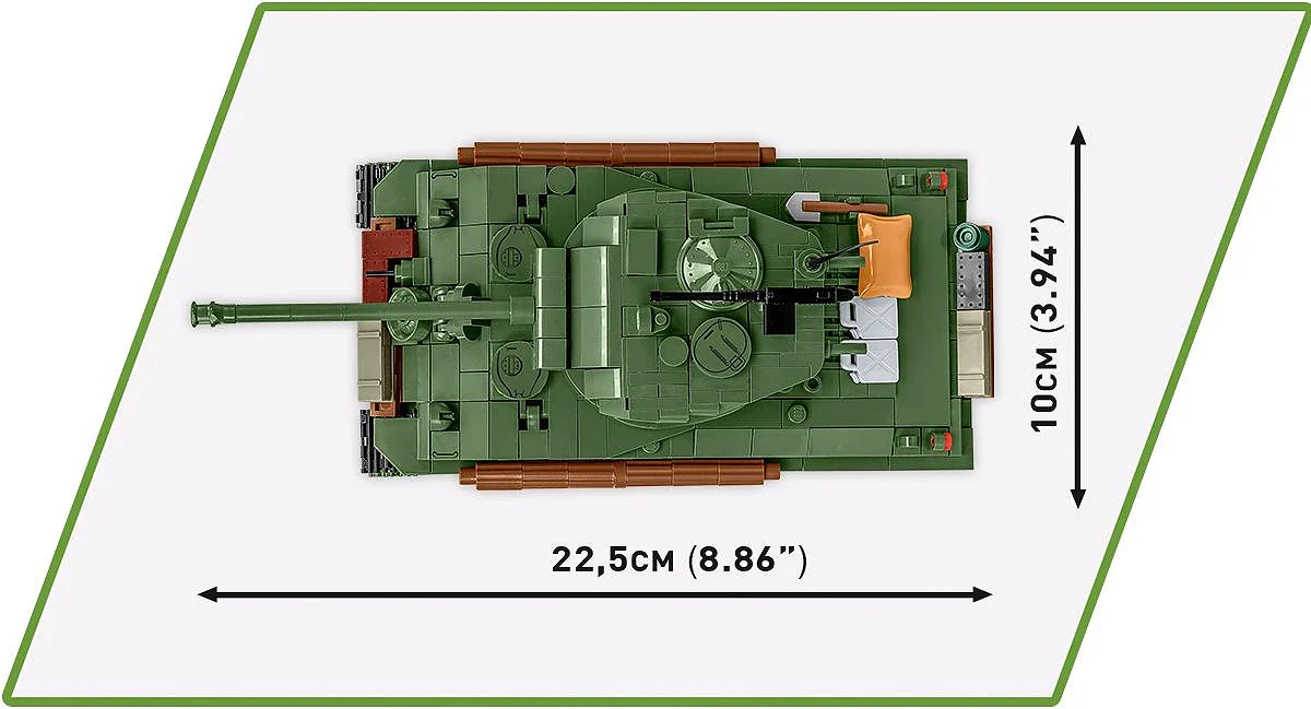 COB3118 Sherman M4A2E8(76) WWII (880 pcs) Model Kit - Image 14