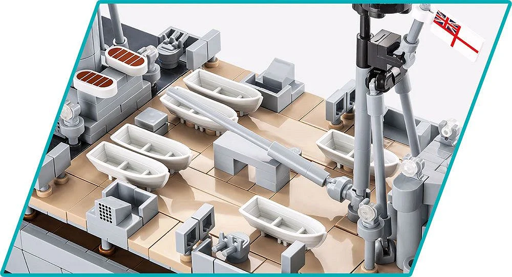 COB4830 HMS Hood WWII (2613 pcs) Model Kit - Image 8