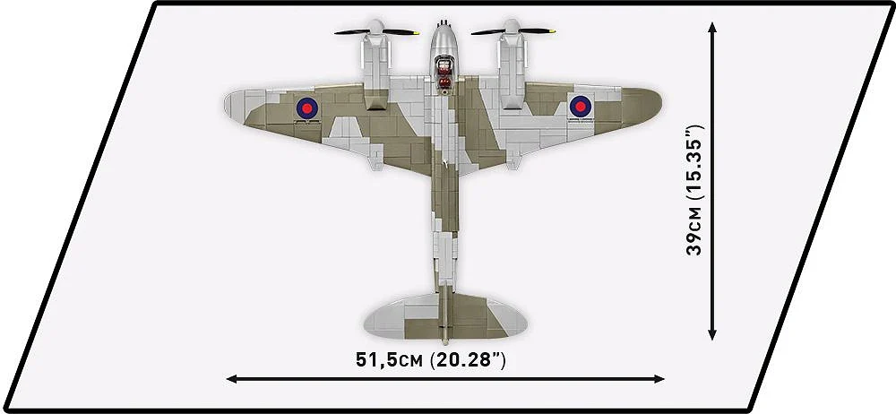 COB5735 De Havilland DH-98 Mosquito WWII (695 pcs) Model Kit - Image 11