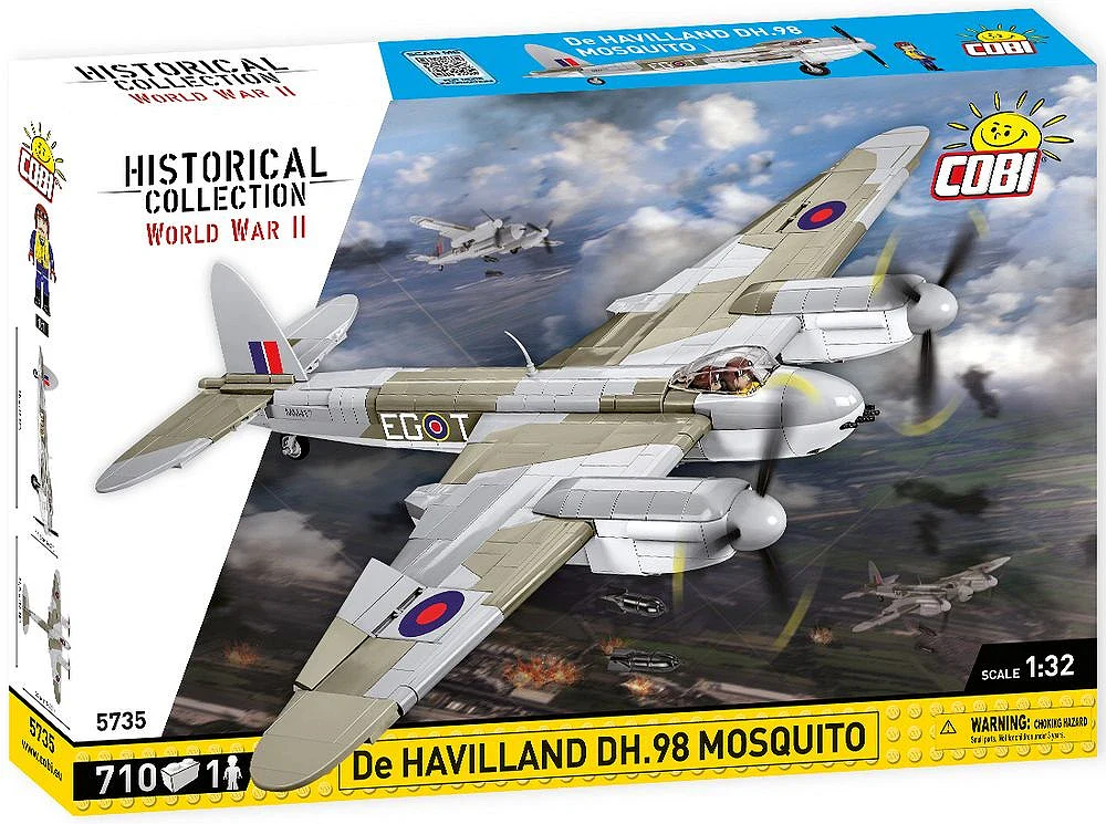 COB5735 De Havilland DH-98 Mosquito WWII (695 pcs) Model Kit - Image 13