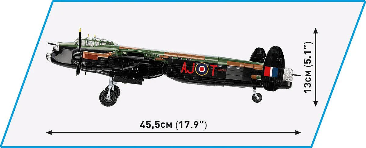 COB5758 Avro Lancaster B III Dambusters Executive Edition WWII (1795 pcs) Model Kit - Image 17