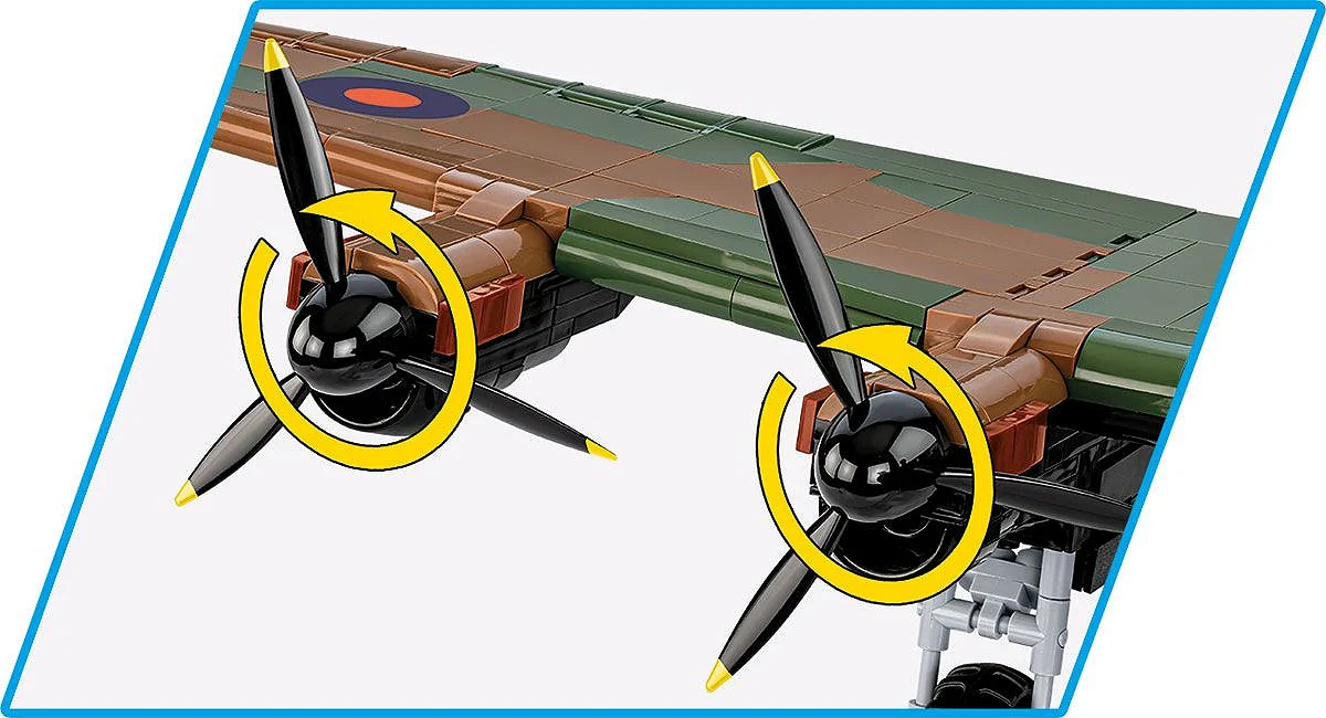 COB5758 Avro Lancaster B III Dambusters Executive Edition WWII (1795 pcs) Model Kit - Image 8