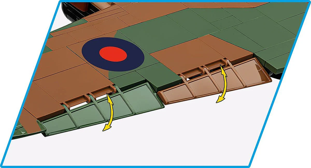 COB5758 Avro Lancaster B III Dambusters Executive Edition WWII (1795 pcs) Model Kit - Image 9