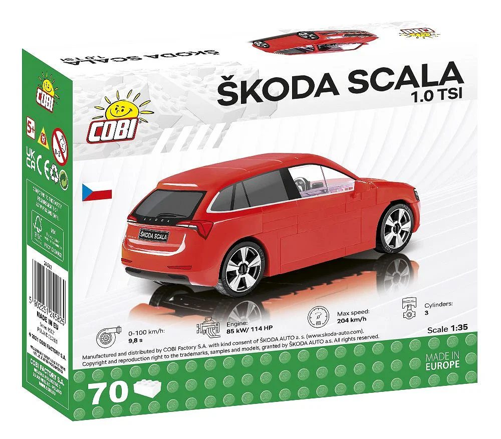 COB24582 Skoda Scala 1.0 TSI (70 pcs) Model Kit - Image 6