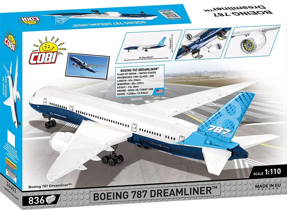COB26603 Boeing 787 Dreamliner (836 pcs) Model Kit - Image 11