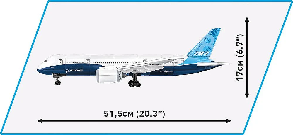COB26603 Boeing 787 Dreamliner (836 pcs) Model Kit - Image 6