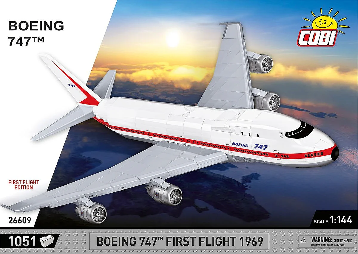 COB26609 Boeing 747 First Flight 1969 (1000 pcs) Model Kit - Image 3