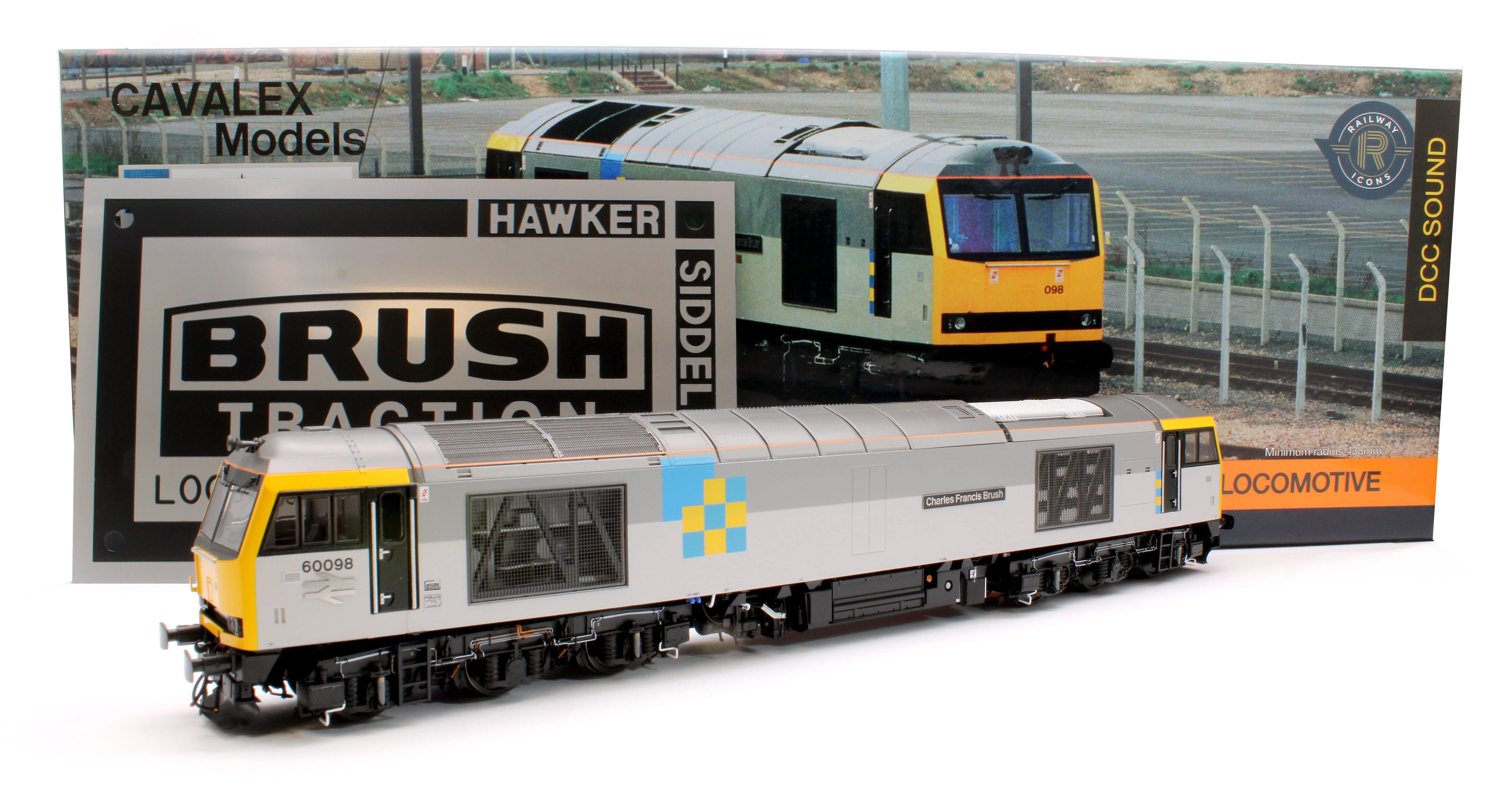 CM-60098-TGCN SF Class 60 098 “Charles Francis Brush” Construction Sector Diesel Electric Locomotive - DCC Sound