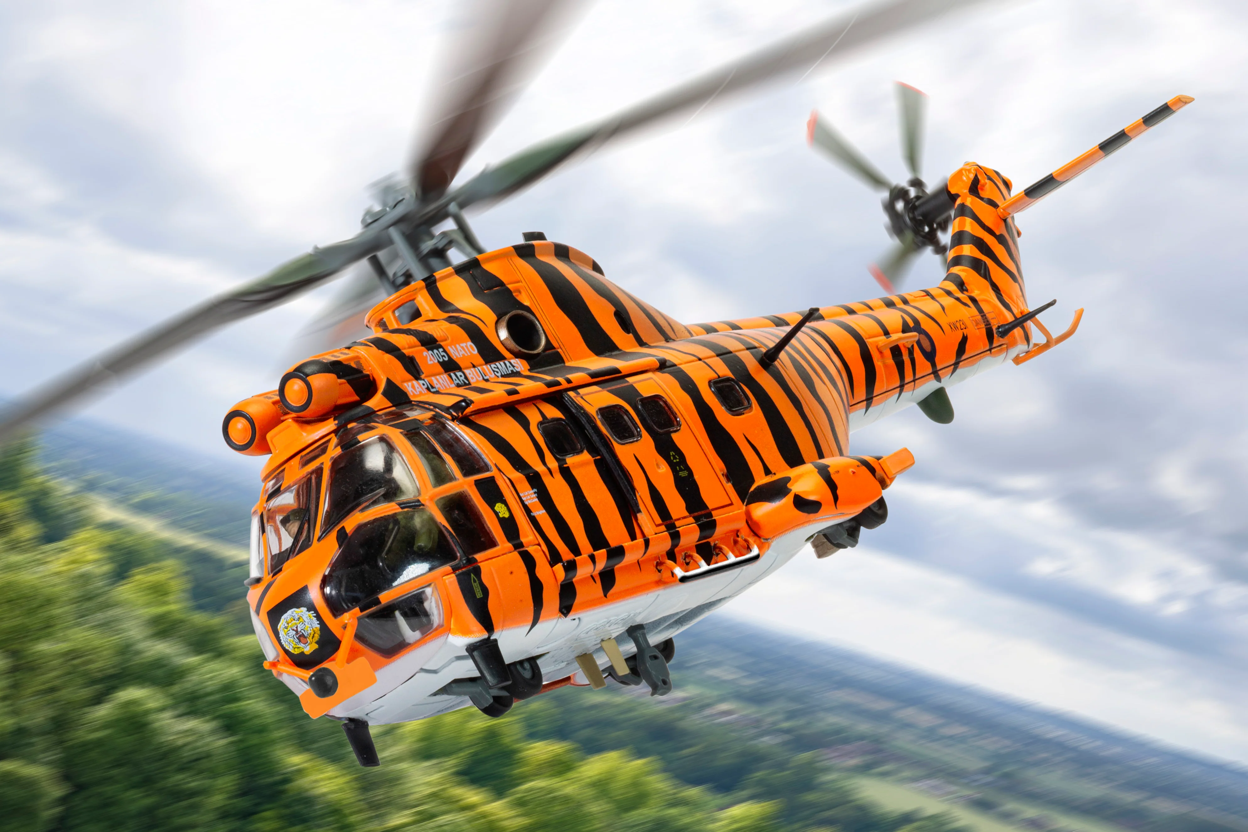 AA27006 Westland Puma HC-1 - NATO Tiger Meet livery - RIAT 2005