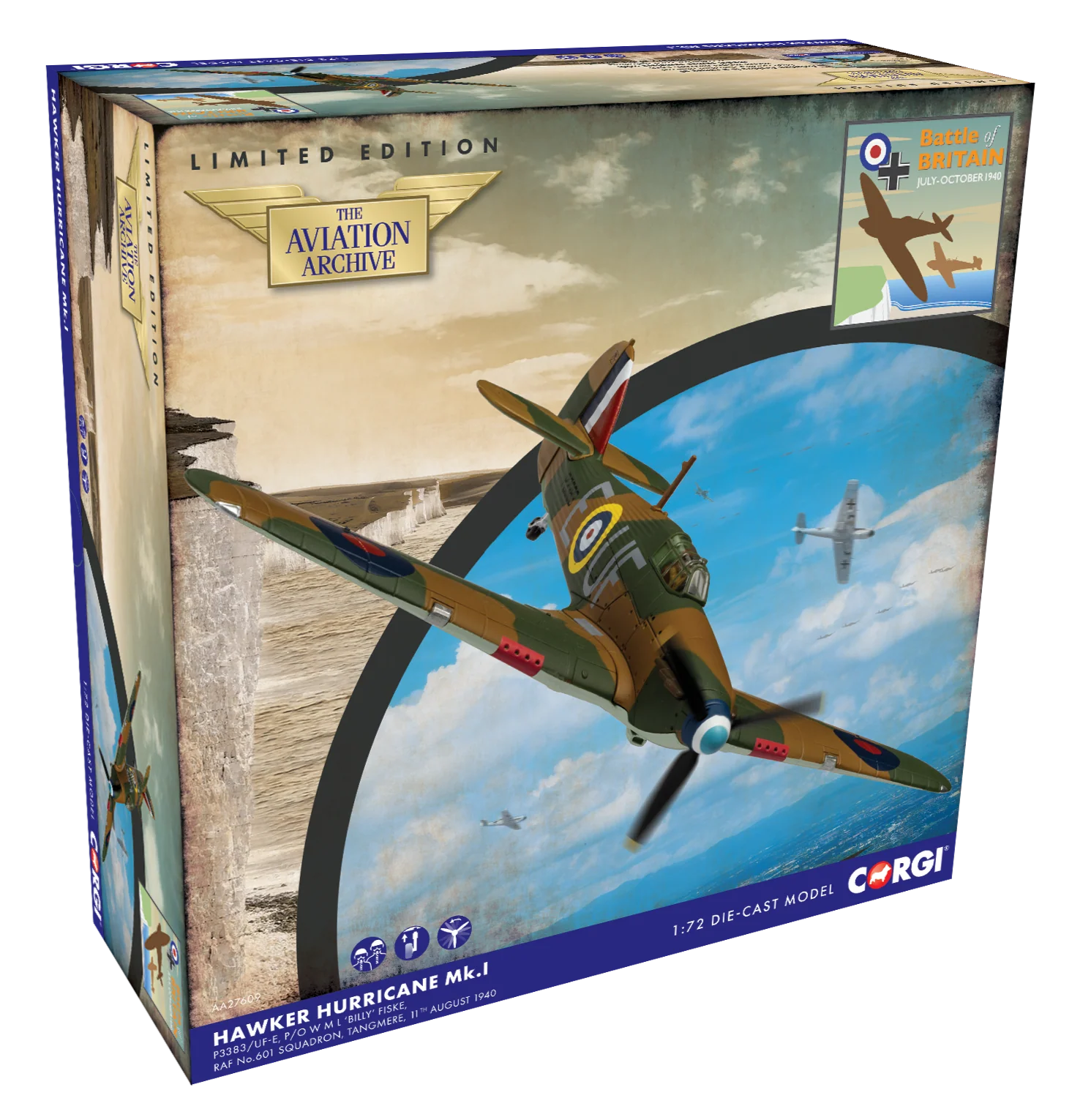 AA27609 Hawker Hurricane Mk.I - P/O 'Billy' Fiske - Battle of Britain 85 - Image 5