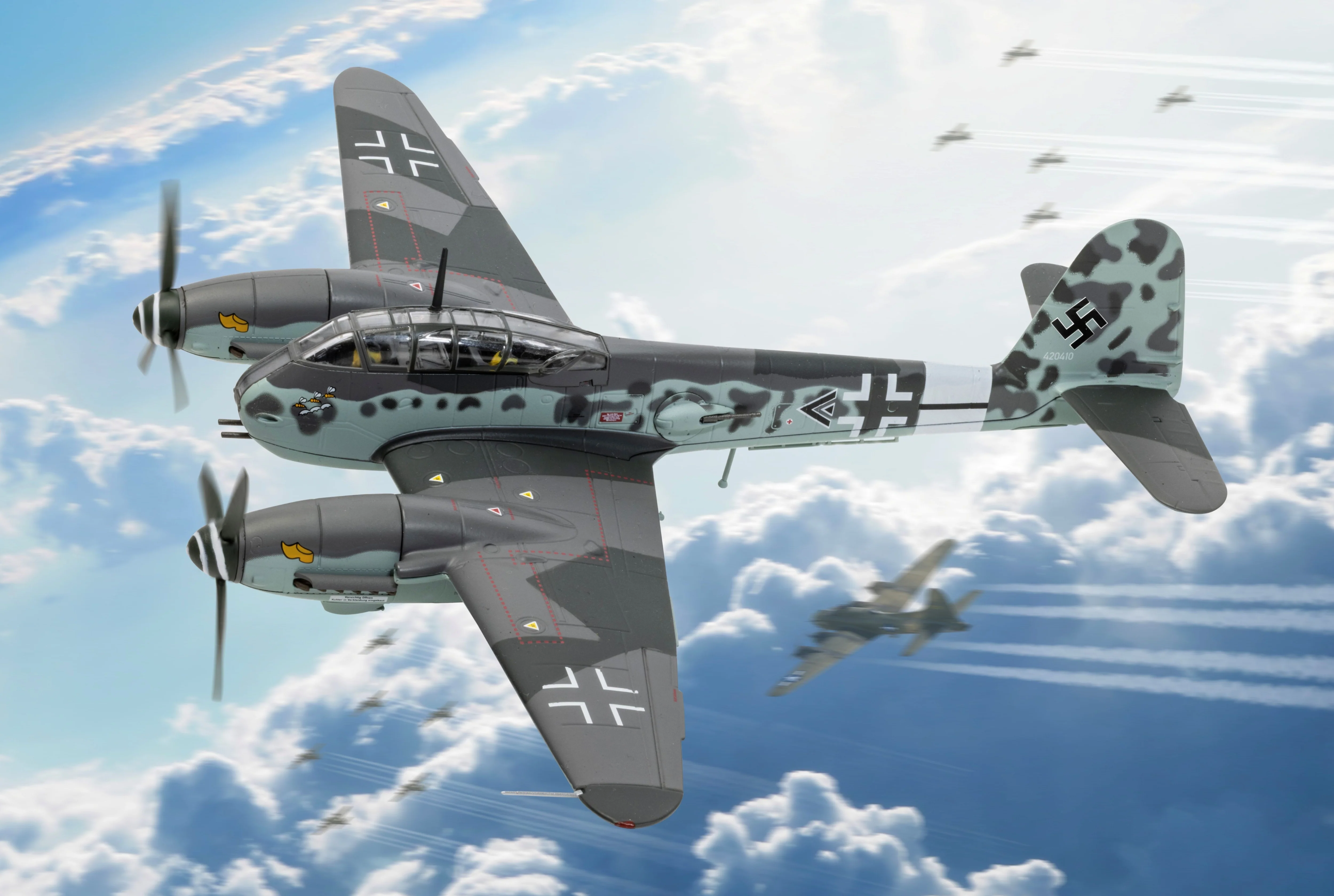 AA29703 Messerschmitt Me 410A-1/U3, Hauptmann Eduart Tratt, 1943