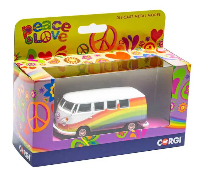 CC02739 Volkswagen Campervan Peace Love and Rainbows - Image 3