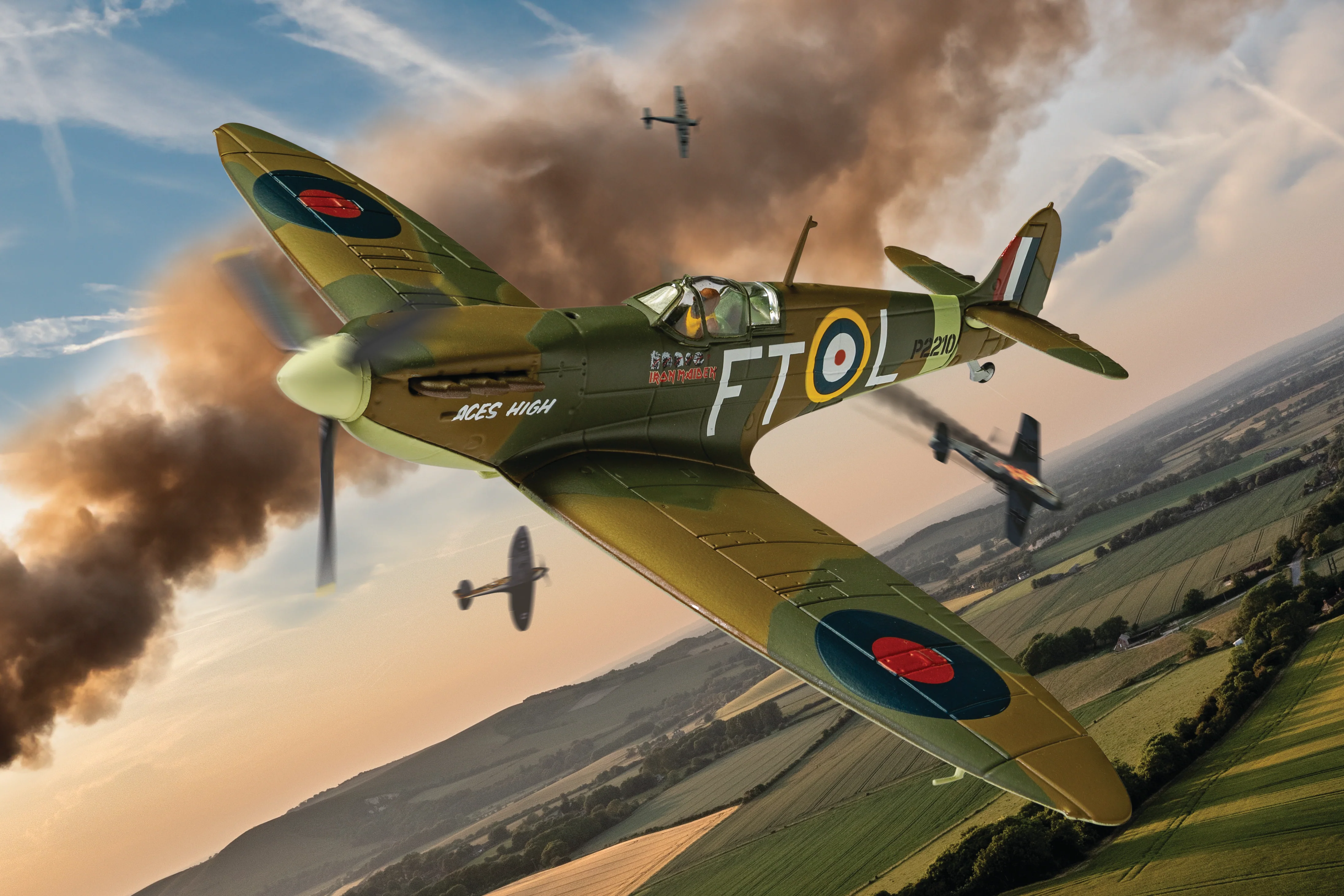 CC39215 Iron Maiden - Supermarine Spitfire MKII 'Aces High' - Image 3