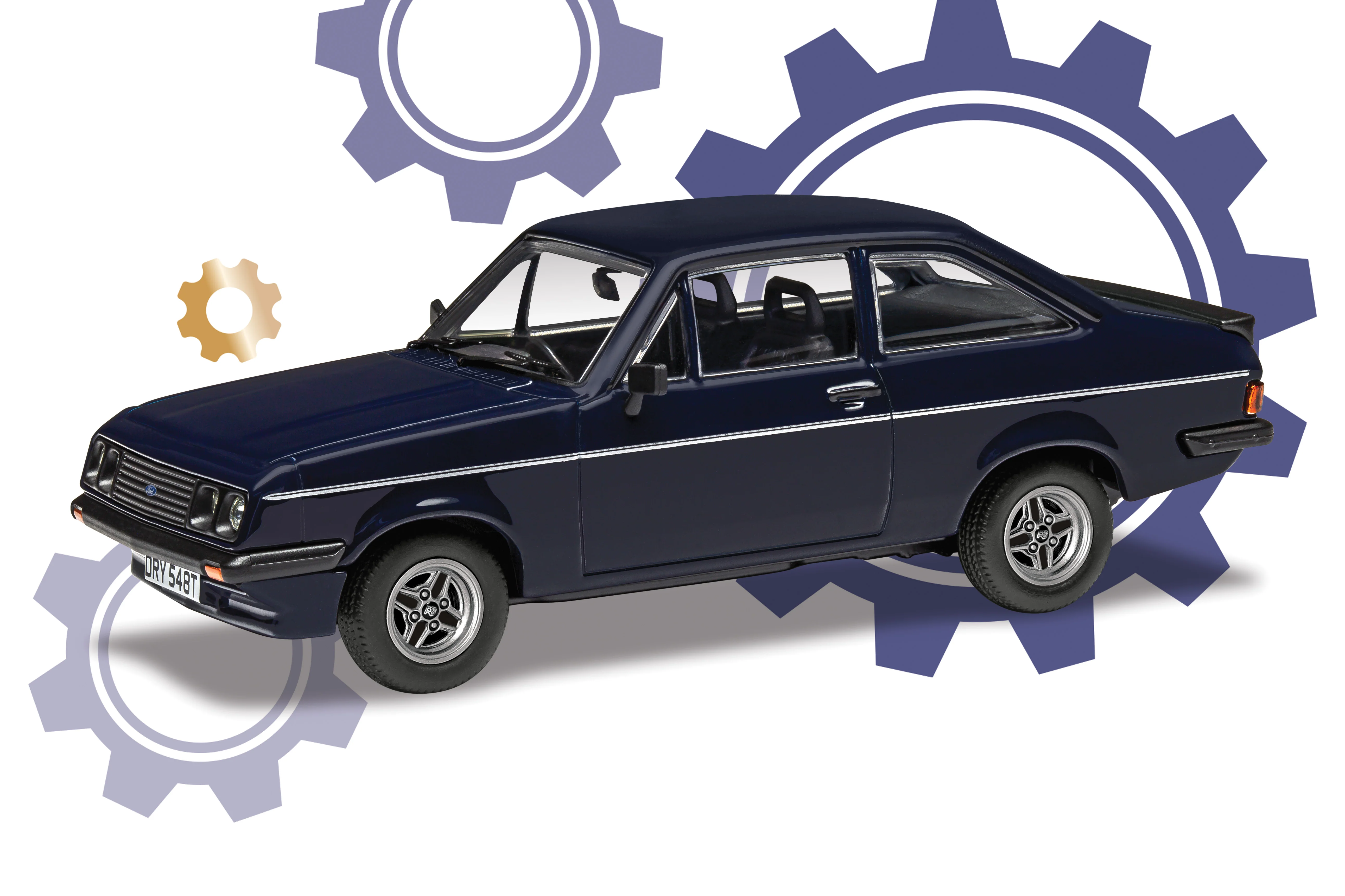VA14909 Ford Escort Mk2 RS2000, Midnight Blue (Richard Hammond's The Smallest Cog) - Image 2