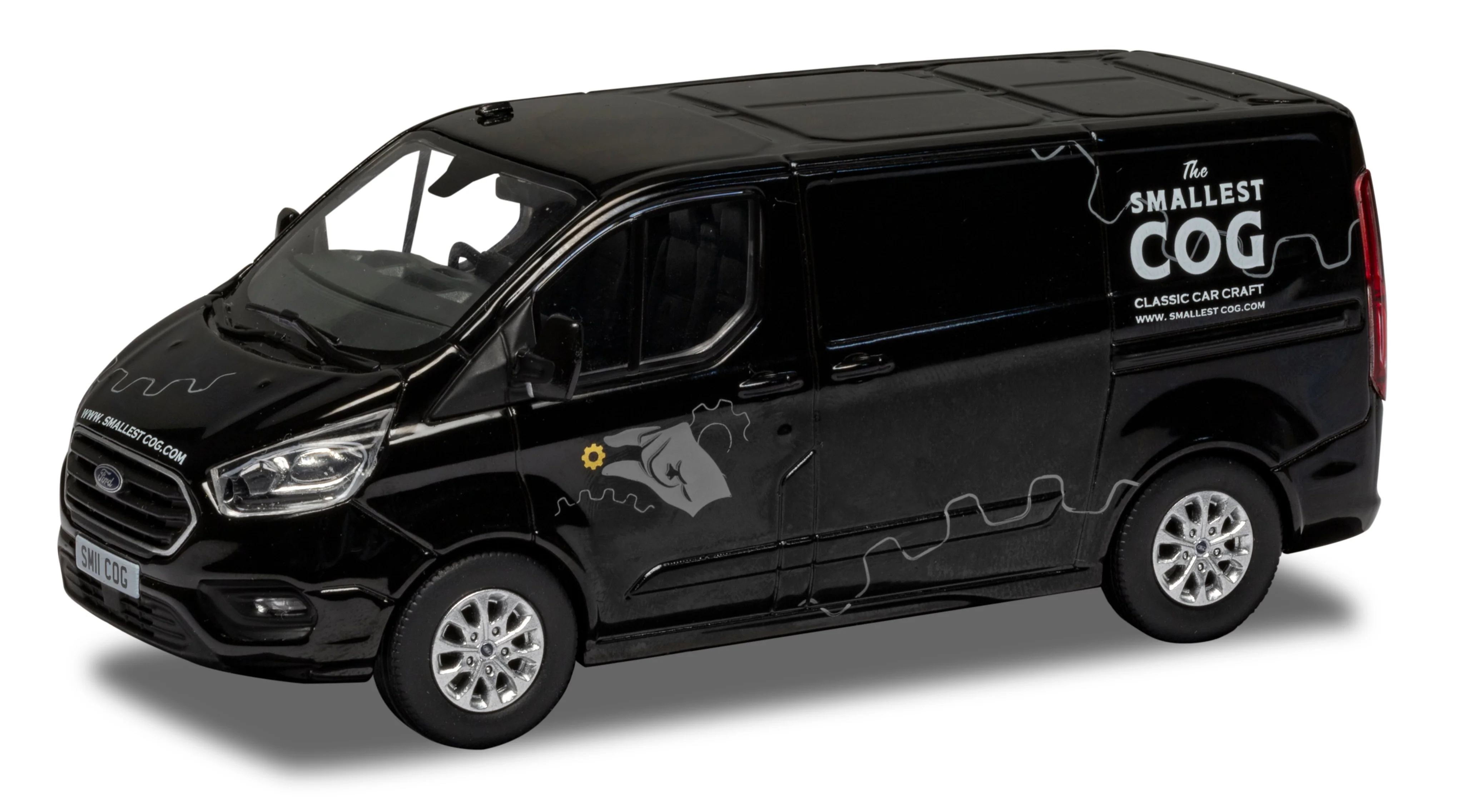 VA15105 Ford Transit Custom 300L1, Shadow Black (Richard Hammond's The Smallest Cog)