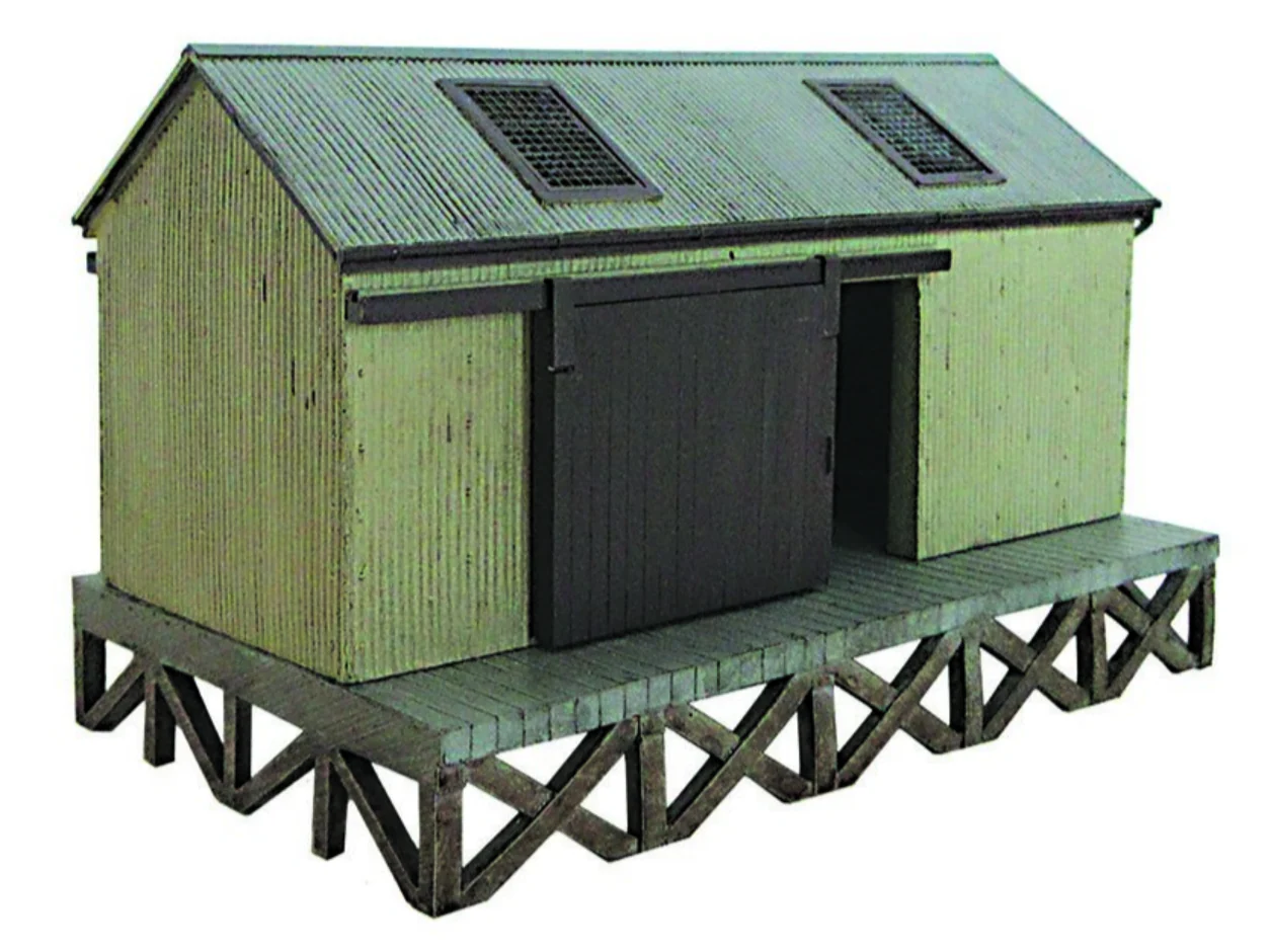 44-006B Corrugated Goods Shed - Brown