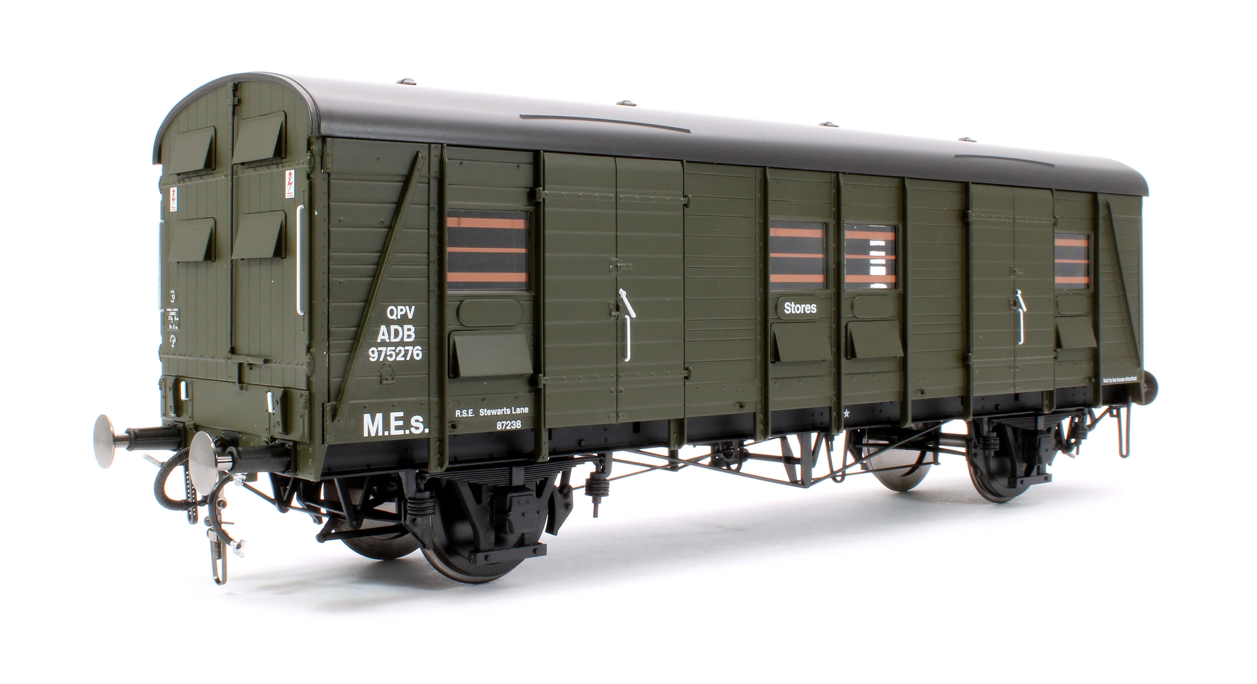 9174 Covered Carriage Truck (CCT) ADB975276 BR Departmental Olive (uneven planks) - Image 3