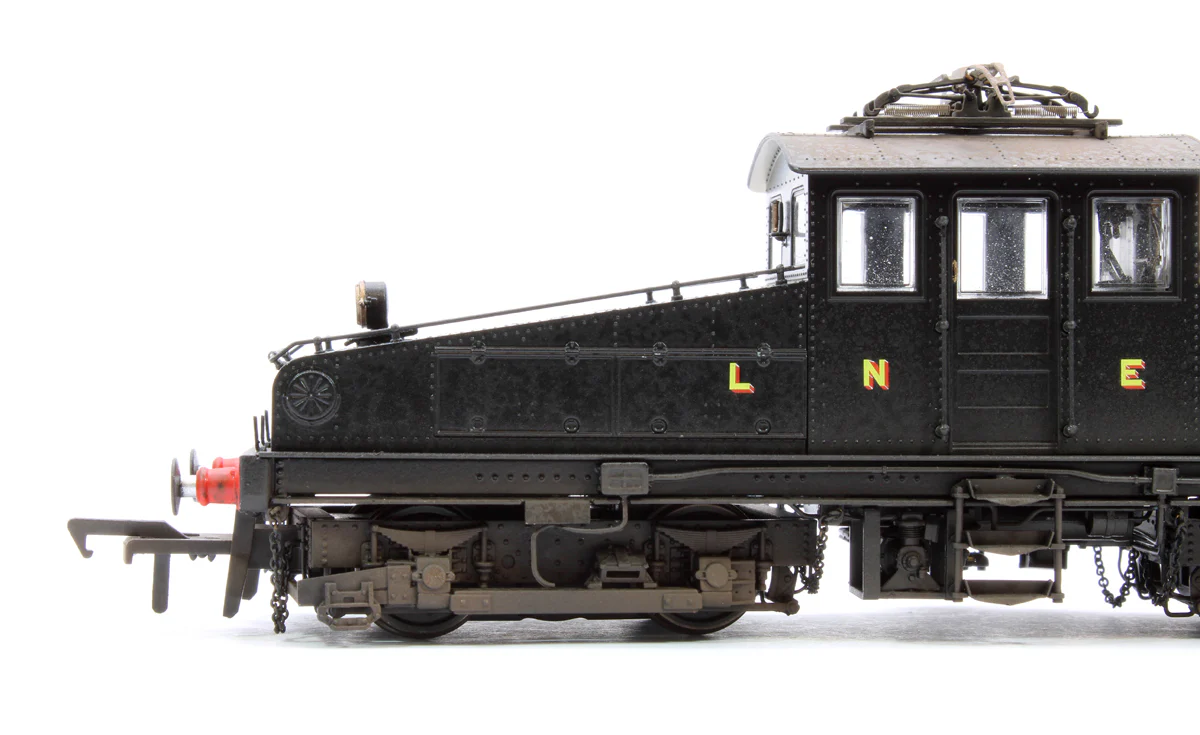 1202W Custom Weathered North Eastern Railway ES1 LNER Unlined Black Bo-Bo Electric Locomotive No.1 - Image 6