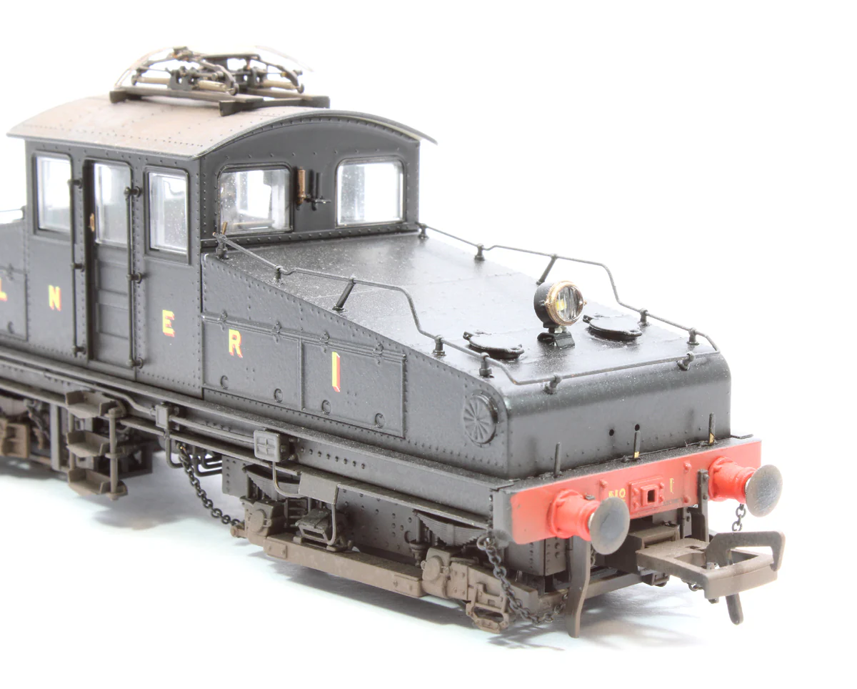 1202W Custom Weathered North Eastern Railway ES1 LNER Unlined Black Bo-Bo Electric Locomotive No.1 - Image 8