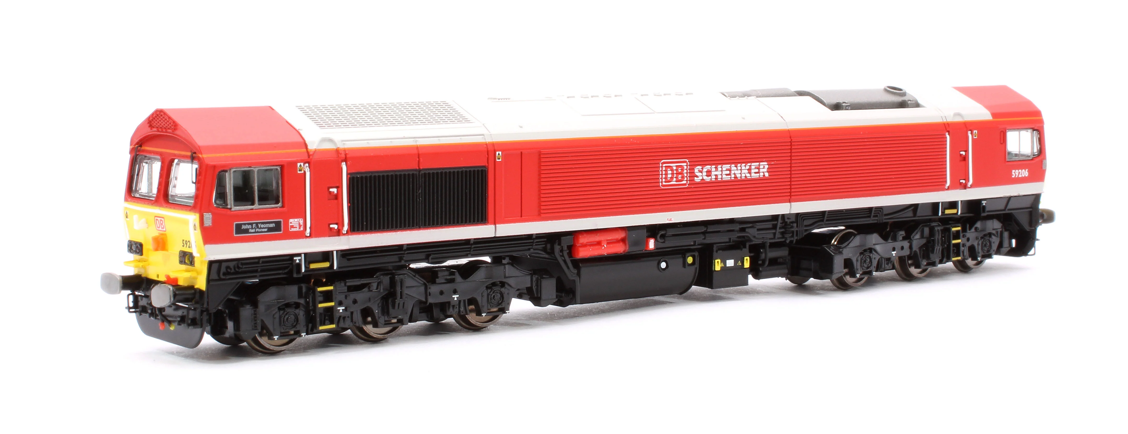 2D-005-002S Class 59 #59206 'John F Yeoman' DB Schenker Diesel Locomotive - DCC Sound