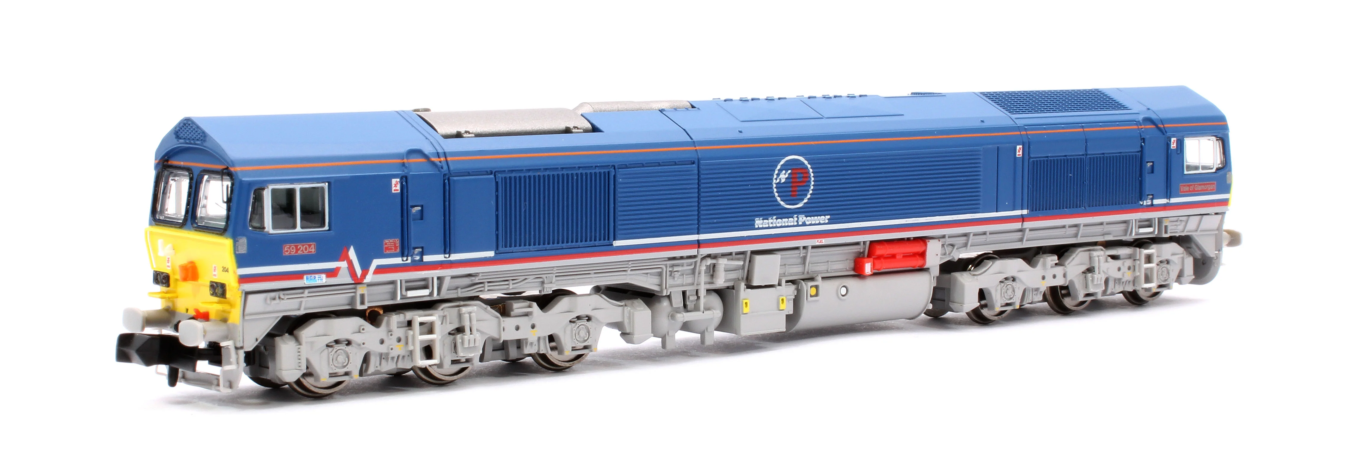 2D-005-003S Class 59 #59204 National Power Blue Livery Diesel Locomotive - DCC Sound