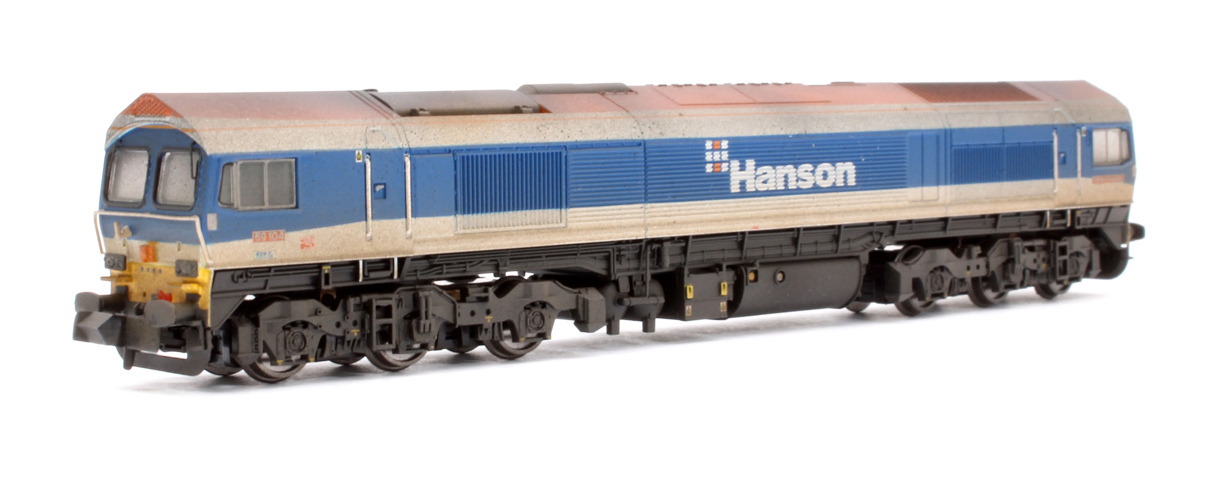 2D-005-004W Custom Weathered Class 59104 'Village of Great Elm' Hanson Diesel Locomotive - Image 3