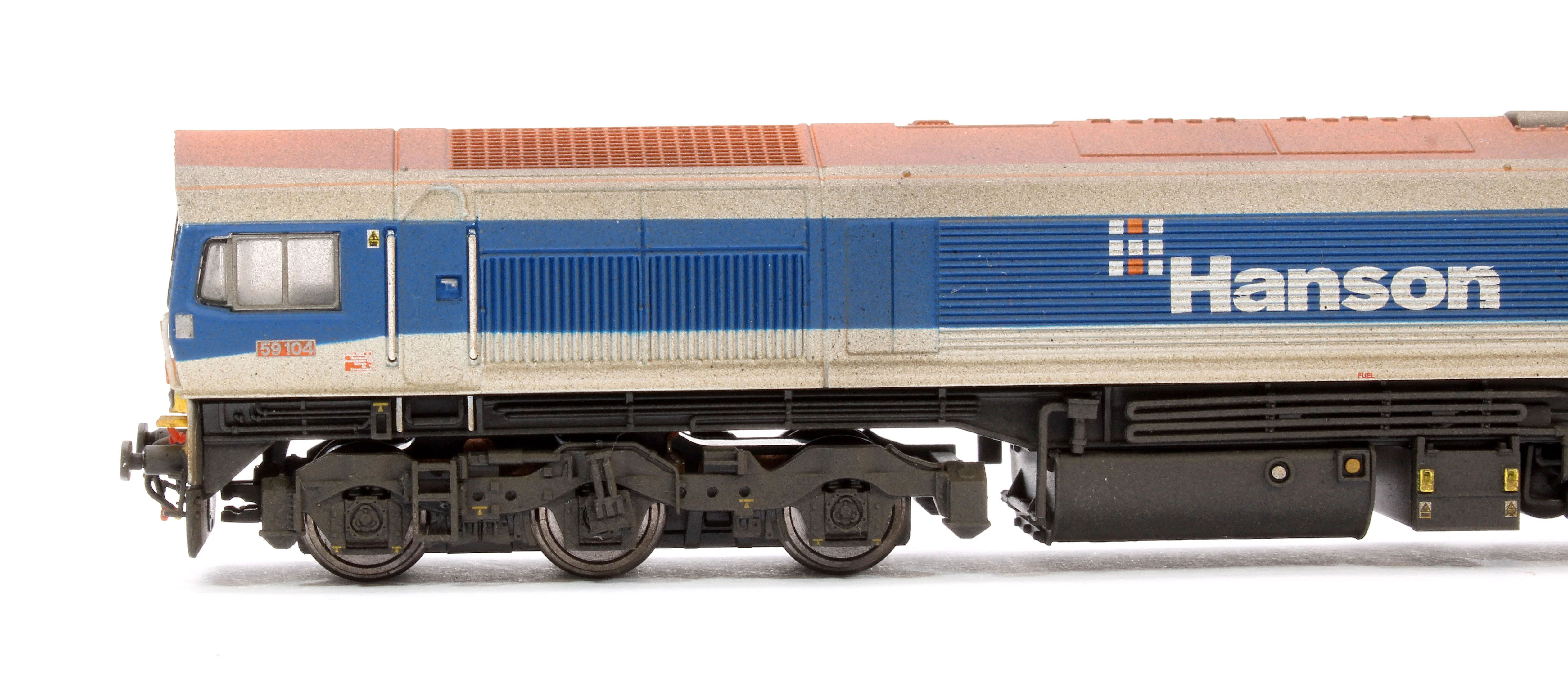 2D-005-004W Custom Weathered Class 59104 'Village of Great Elm' Hanson Diesel Locomotive - Image 6