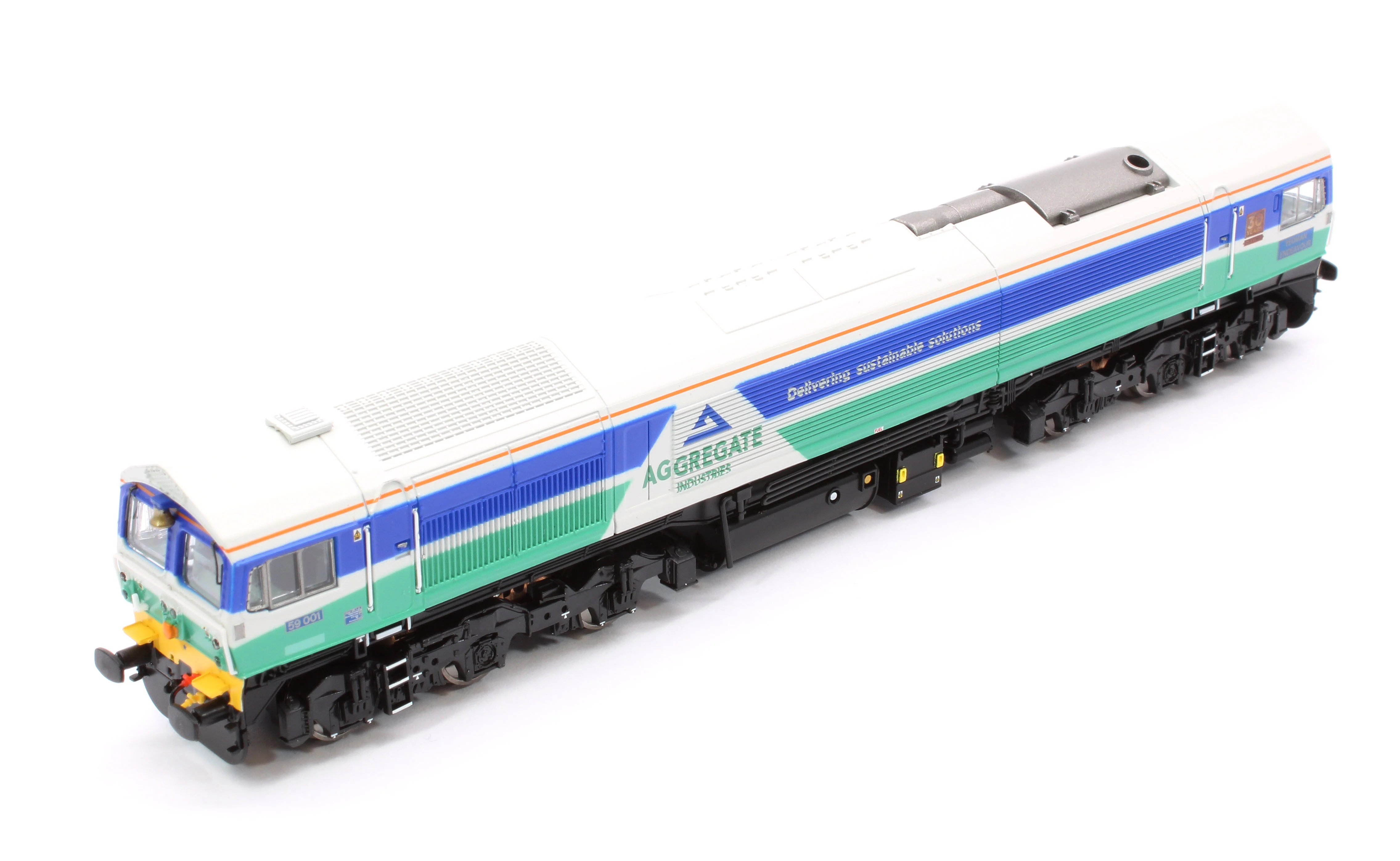 2D-005-005S Class 59 59001 Aggregate Industries Yeoman Endeavour Diesel Locomotive - DCC Sound - Image 11