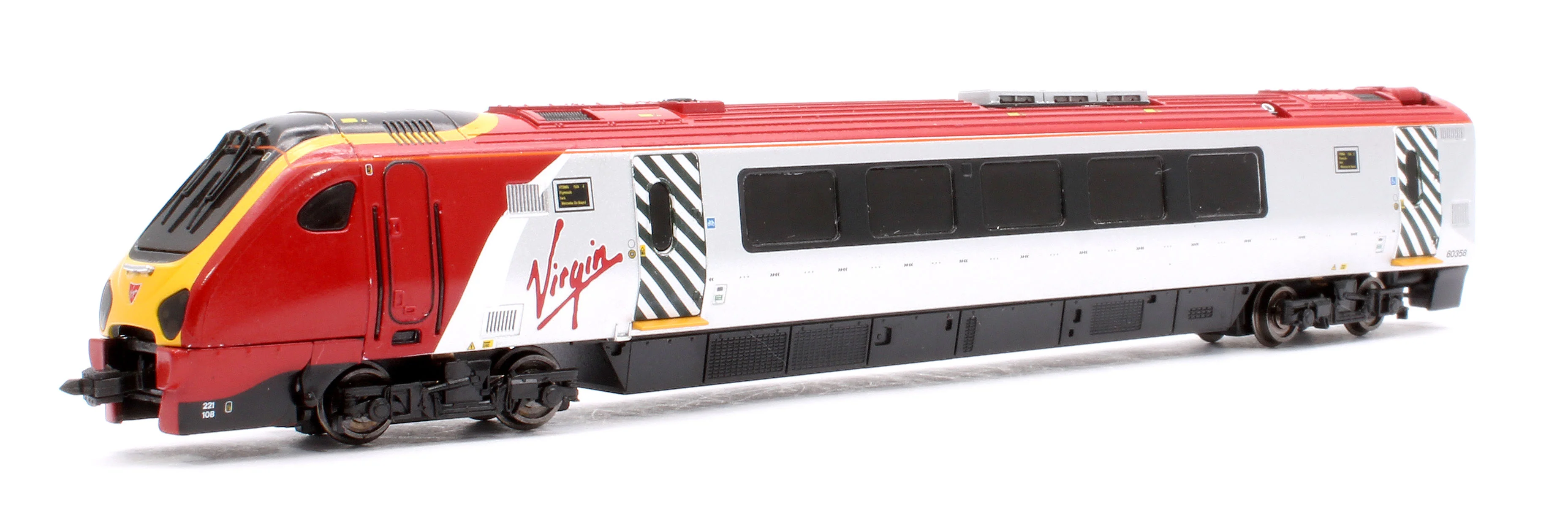2D-023-001 Class 221 5 Car Set 221108 Sir Ernest Shackleton Virgin Old - Image 14