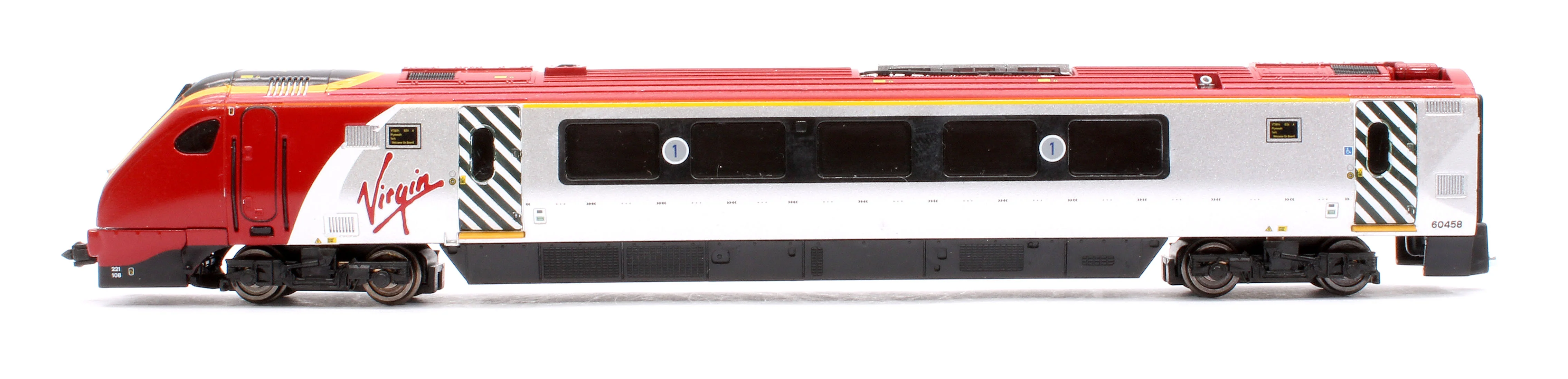 2D-023-001 Class 221 5 Car Set 221108 Sir Ernest Shackleton Virgin Old - Image 3