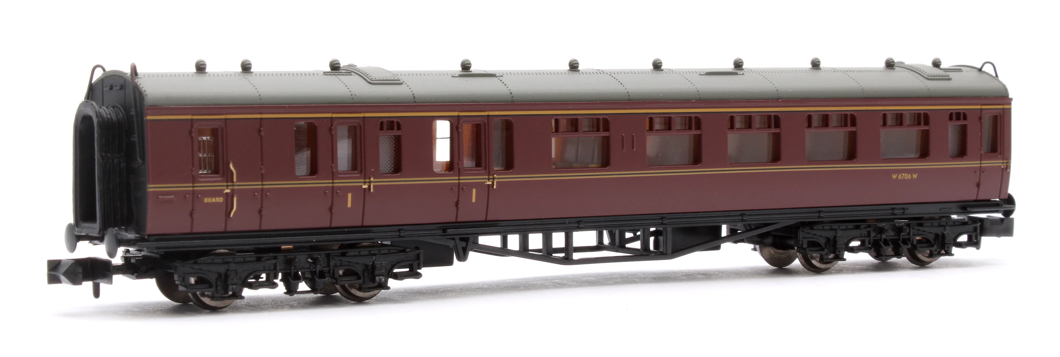 2P-000-204 Collett Coach BR Brake Composite Maroon W6706W