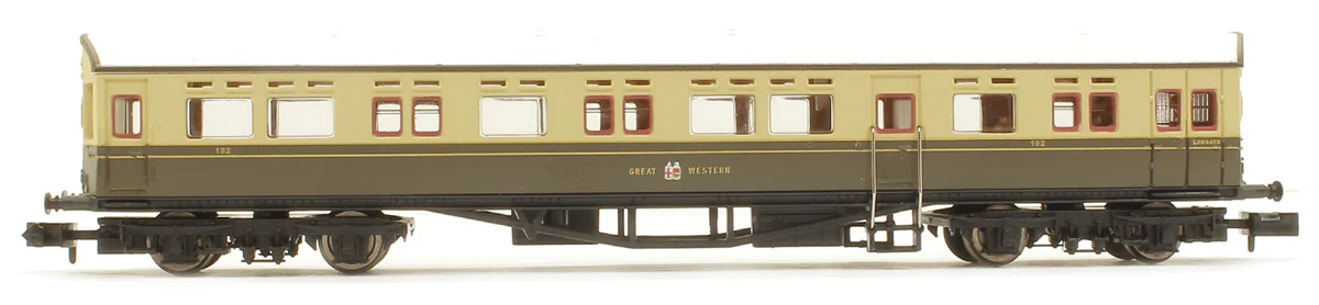 2P-004-017 Autocoach GWR Great Crest Western Chocolate & Cream 192 - Image 2