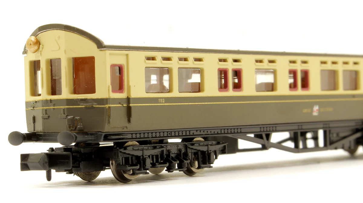 2P-004-017 Autocoach GWR Great Crest Western Chocolate & Cream 192 - Image 4