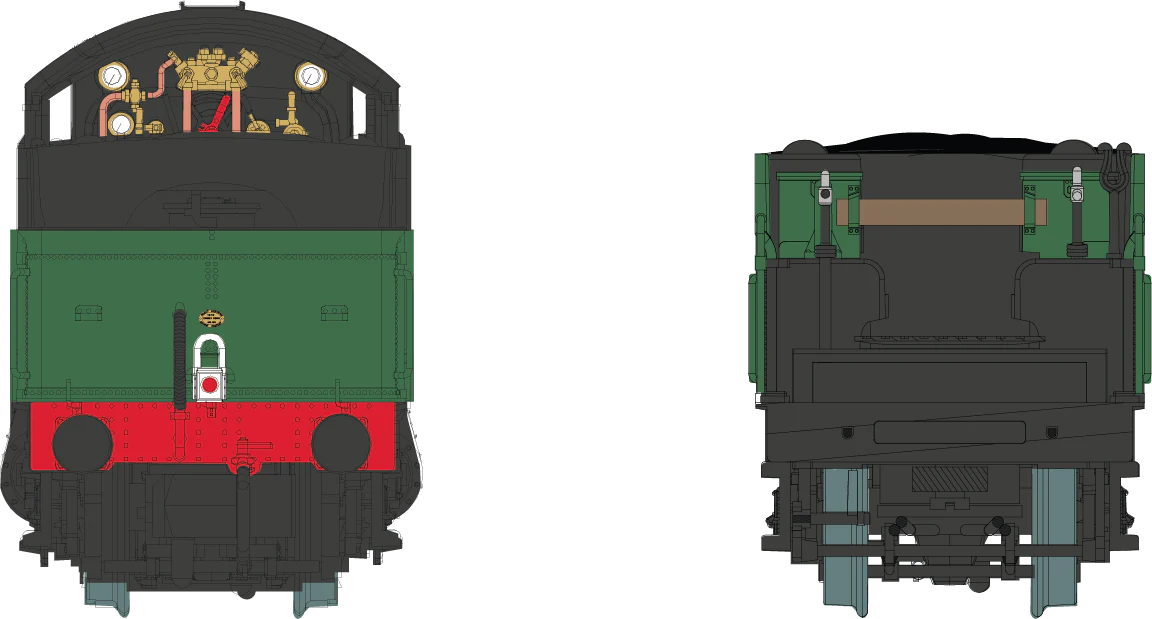 2S-001-005S 4-6-0 Granville Manor 7818 Green Shirt Button Steam Locomotive - DCC Sound - Image 4