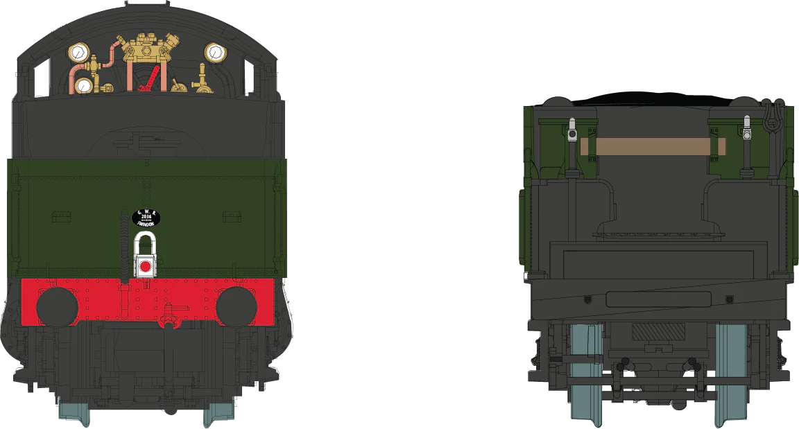 2S-001-011D 4-6-0 Cookham Manor 7808 Lined BR Green Late Crest - DCC Fitted - Image 4
