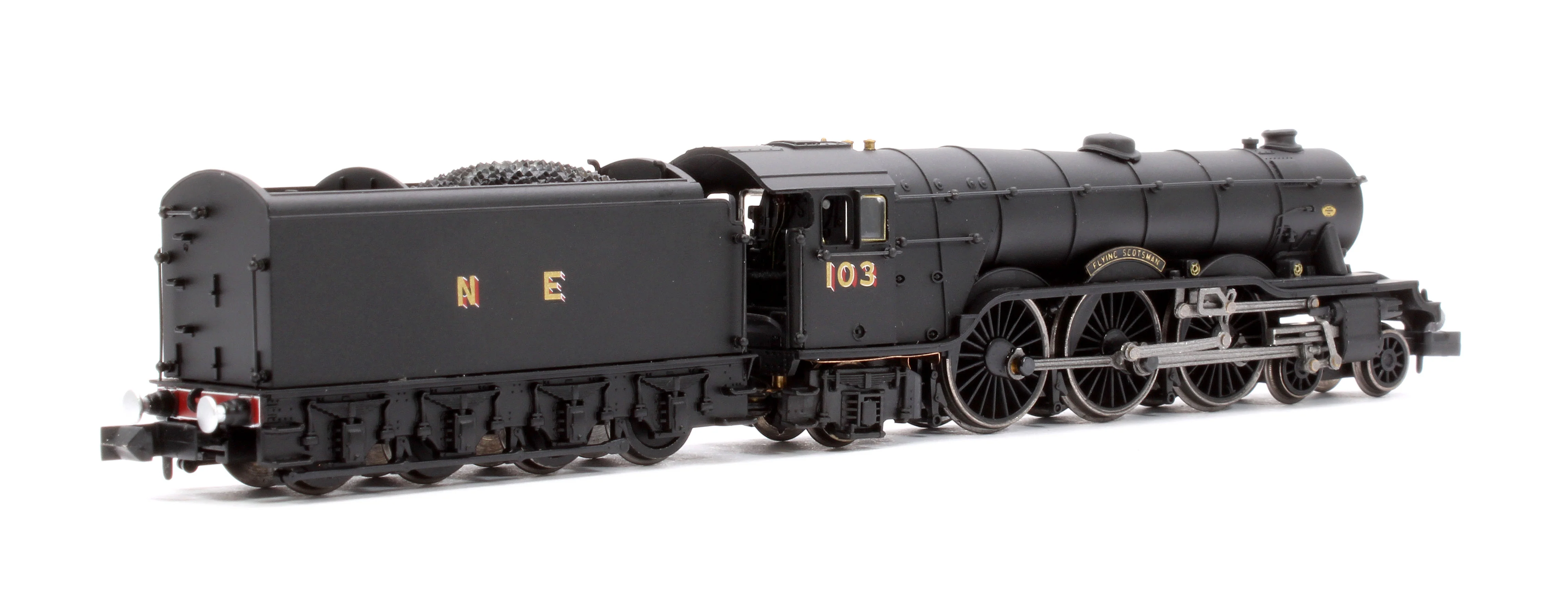 2S-011-002 A10 Flying Scotsman 103 Wartime Black NE Steam Locomotive - Image 3
