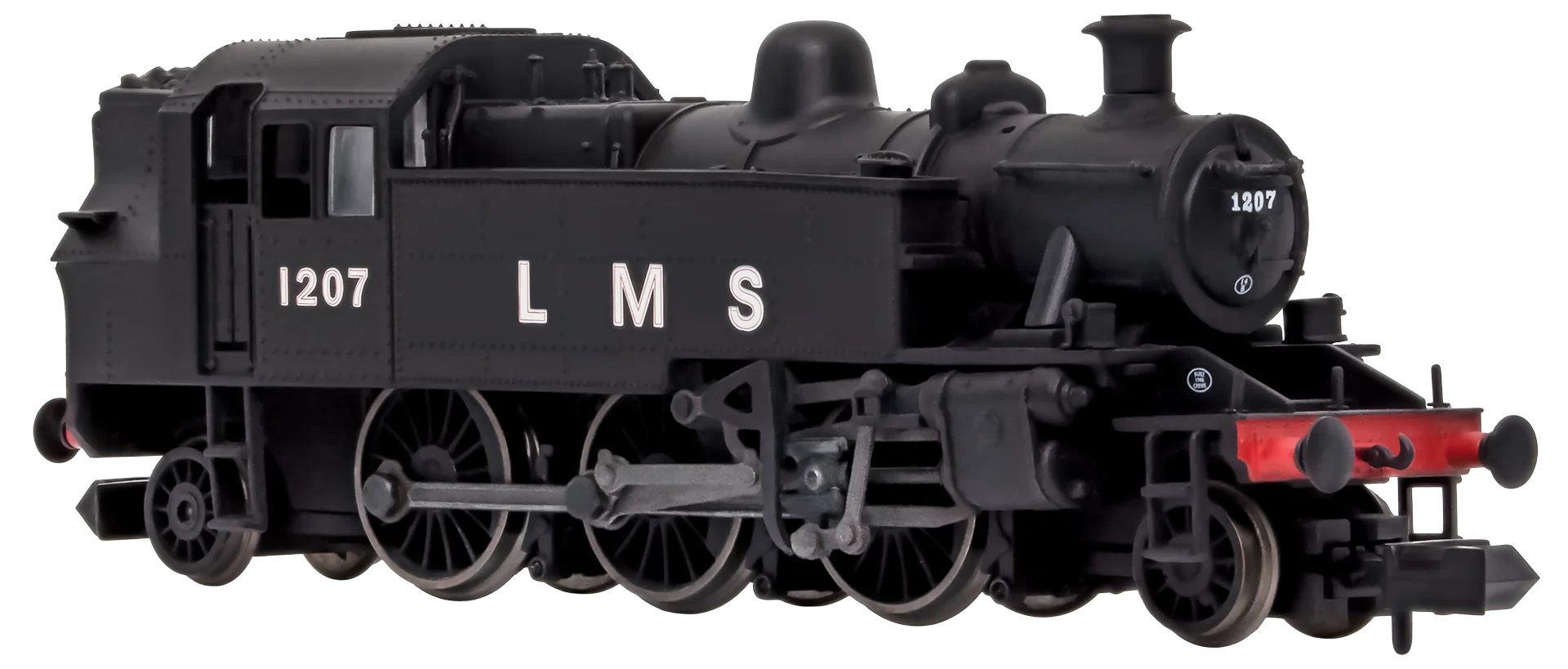 2S-015-005 Ivatt 2-6-2T 1207 LMS Unlined Black